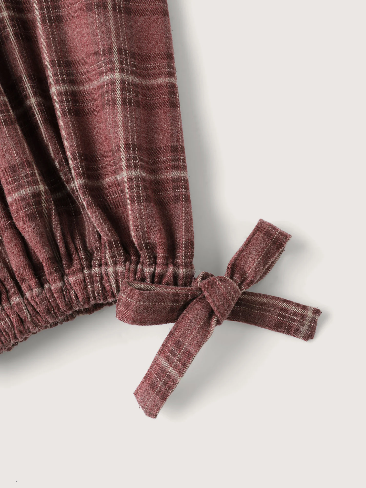 Retro Plaid Print Harem Style Jumpsuit - Image 7