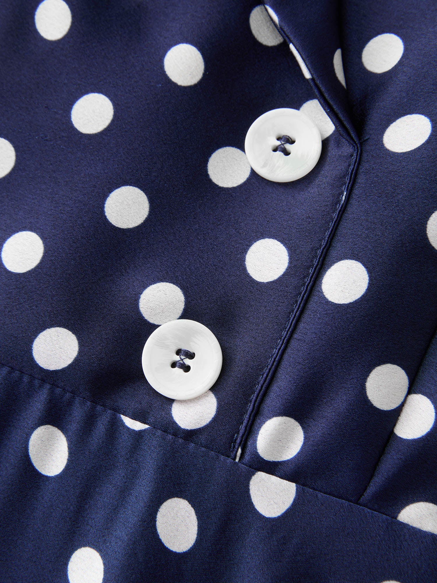 Retro Polka Dots Fit And Flare Mini Dress - Image 5
