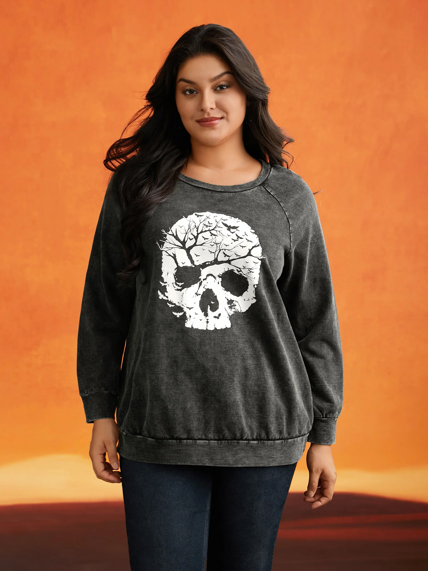 Retro Wash Cotton Sweatshirt - Image 2