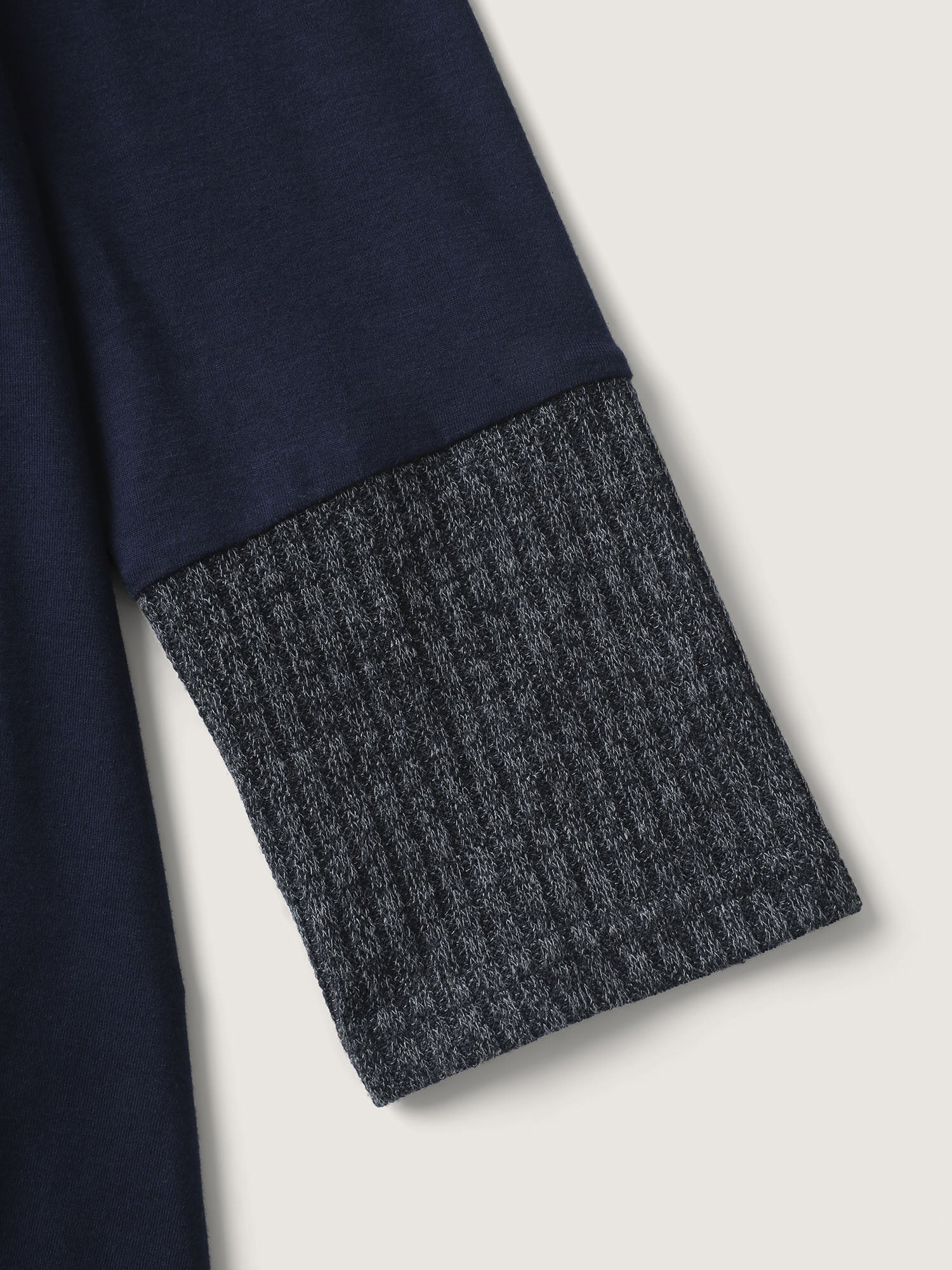 Supersoft Ribbed Button Neckline Fitted T-Shirt - Image 6