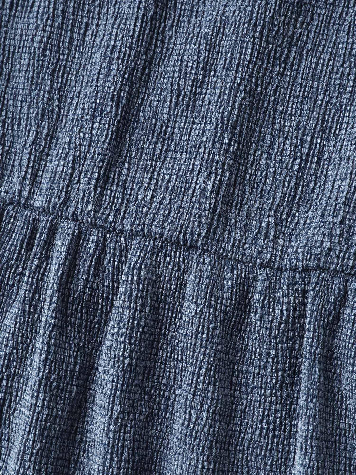 Ribbed Gathered Square Neck Knit Top - Image 8