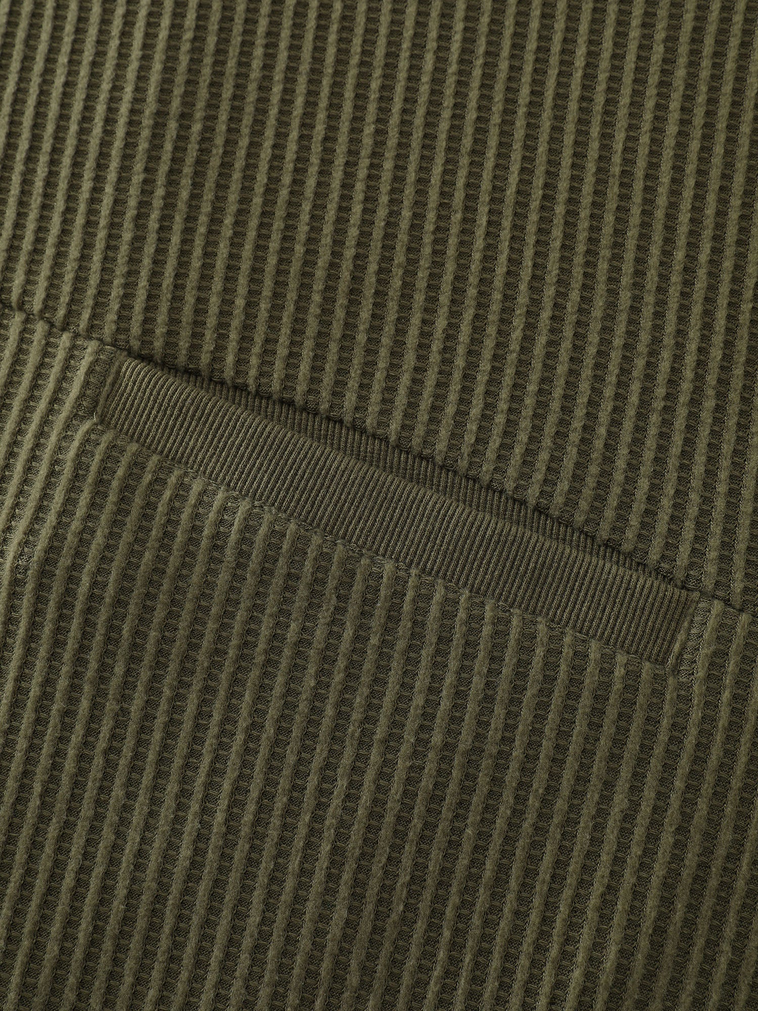 Ribbed Texture Pockets Hooded Coat - Image 7