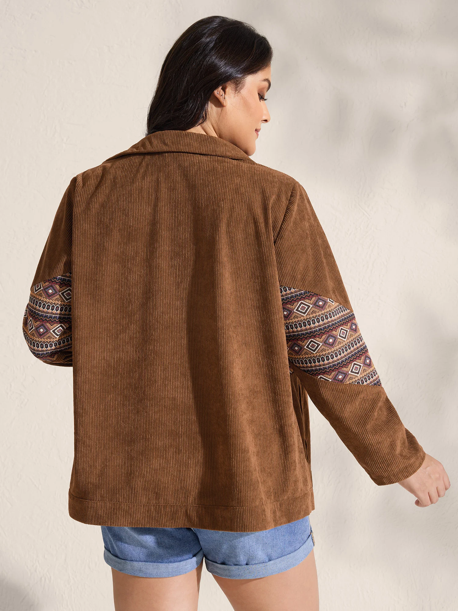 Rodeo Boho Print Button Front Jacket - Image 5