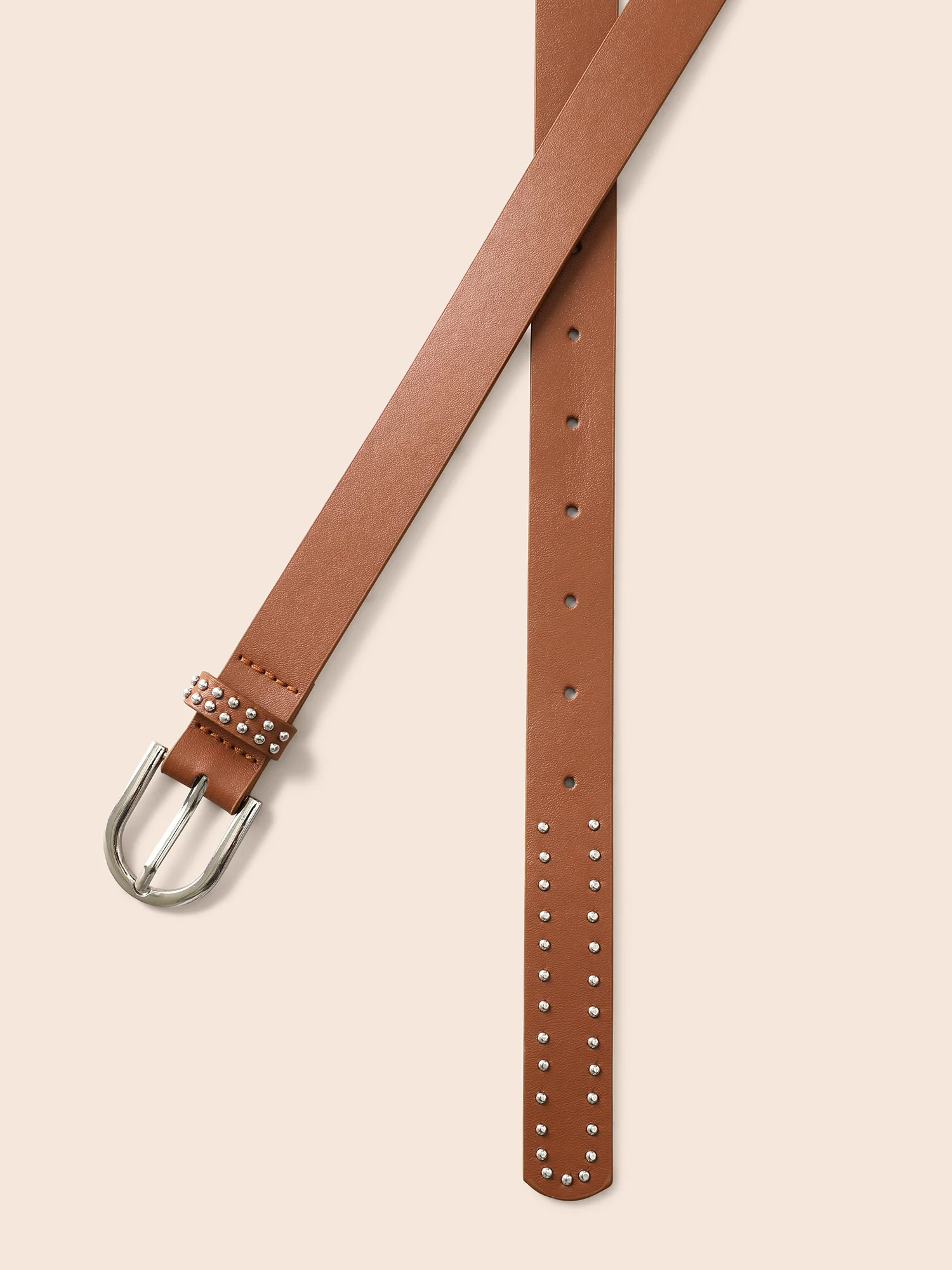 Rodeo Studs Leather Belt - Image 4