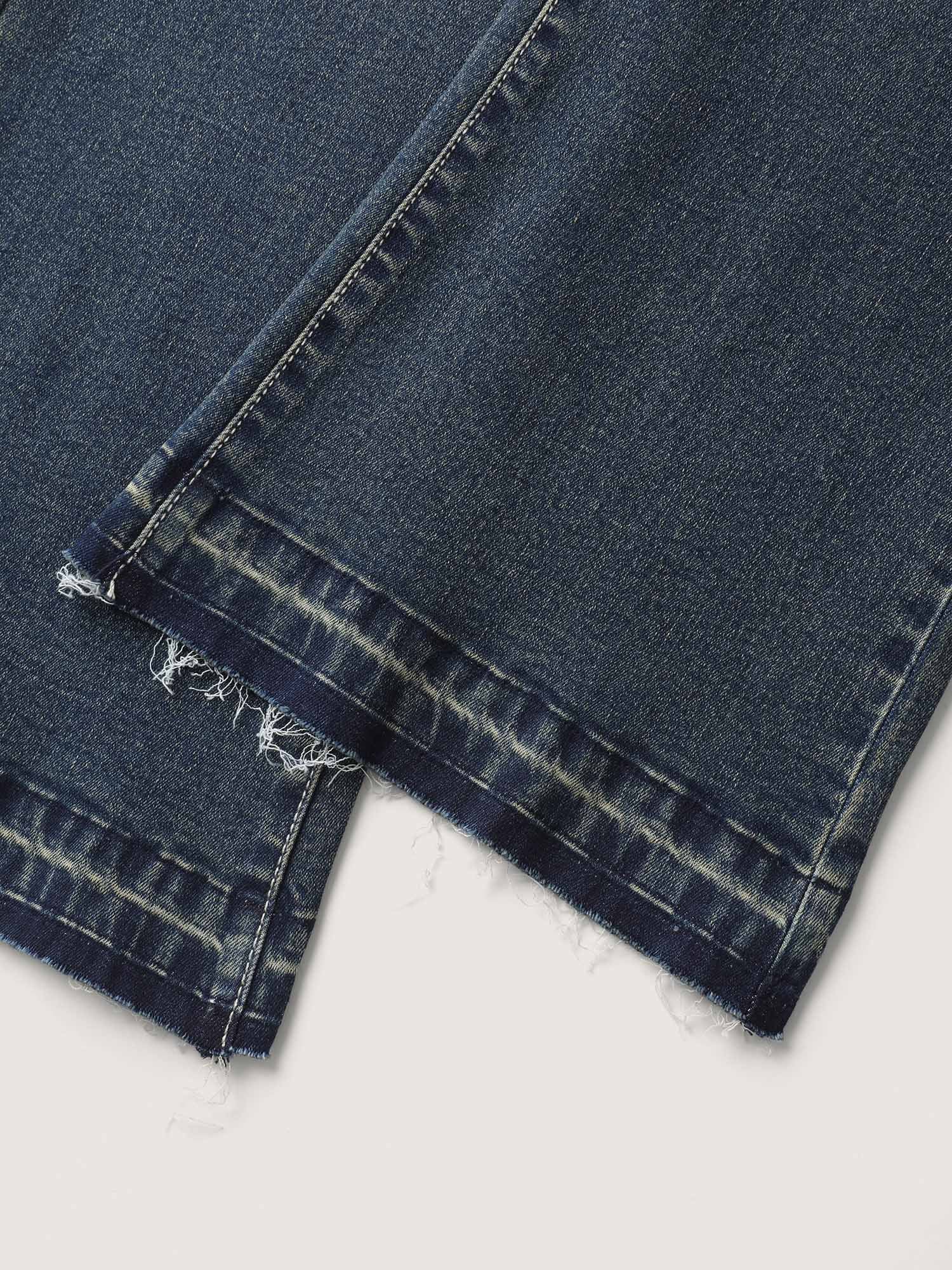 Rolled Cuff Straight-Leg Jeans - Image 6
