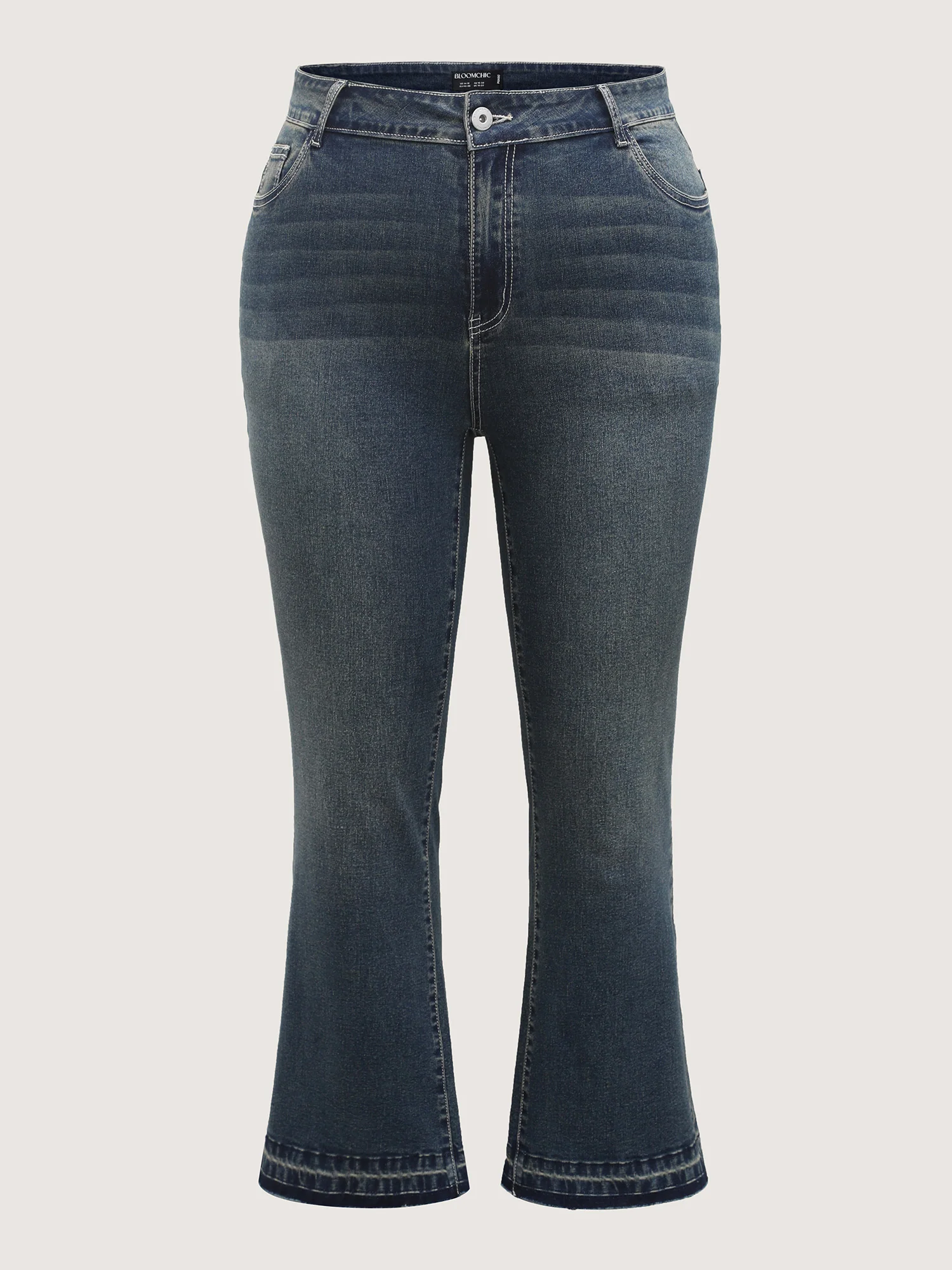 Rolled Cuff Straight-Leg Jeans - Image 7