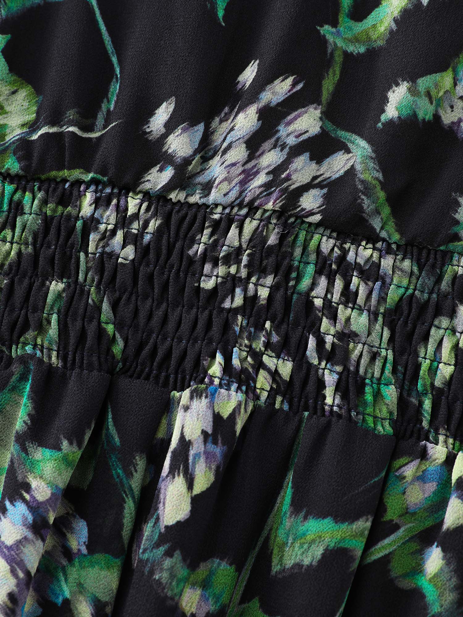 Romantic Floral Print Backless Tie Maxi Dress - Image 6