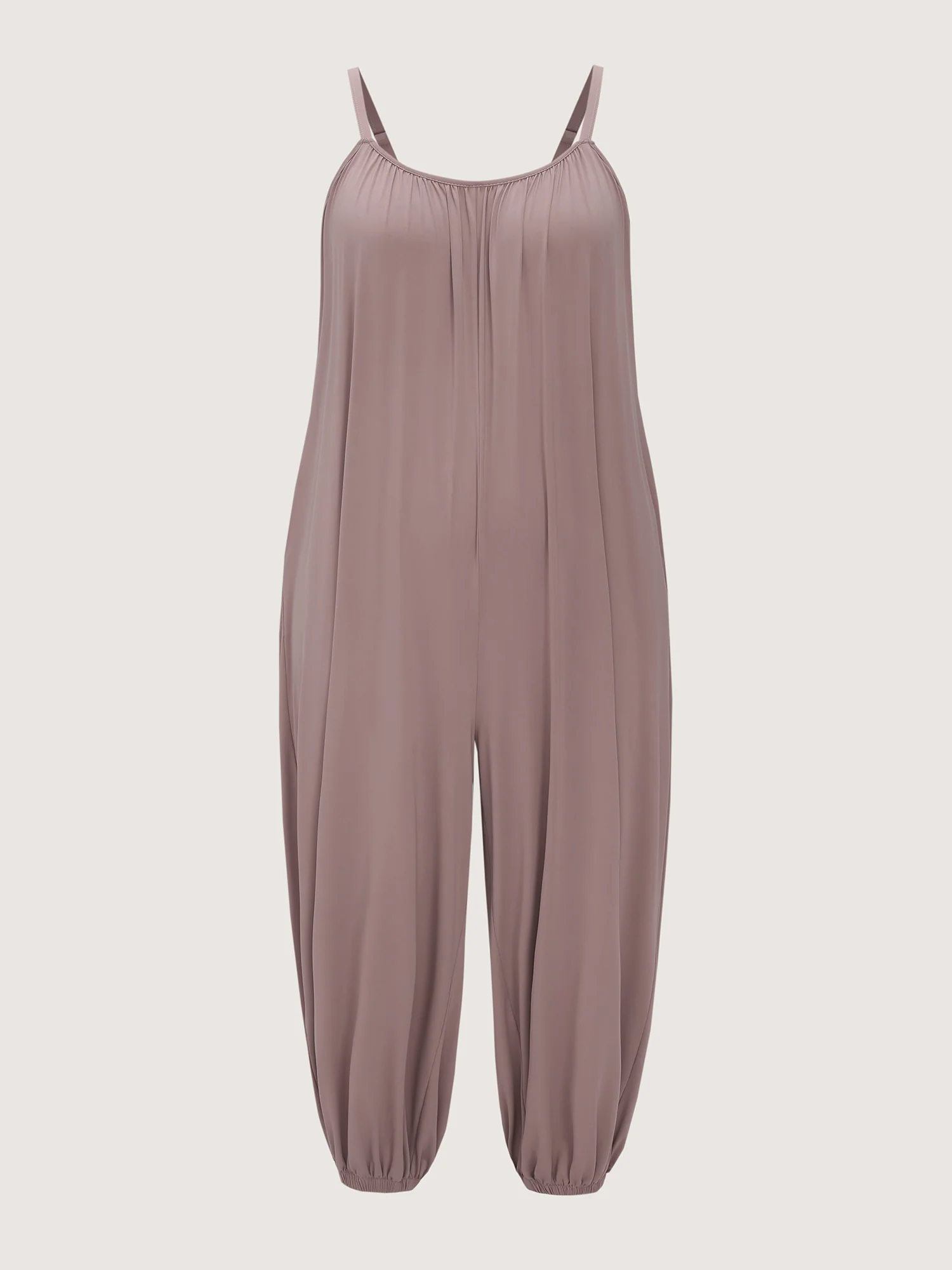 Roomy-Fit Cuffed Hems Jumpsuit - Image 8