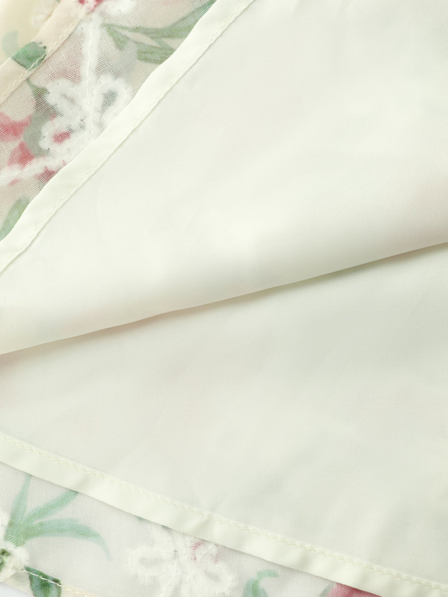 Rosy Floral Print Sweetheart Neckline Shirred Blouse - Image 6