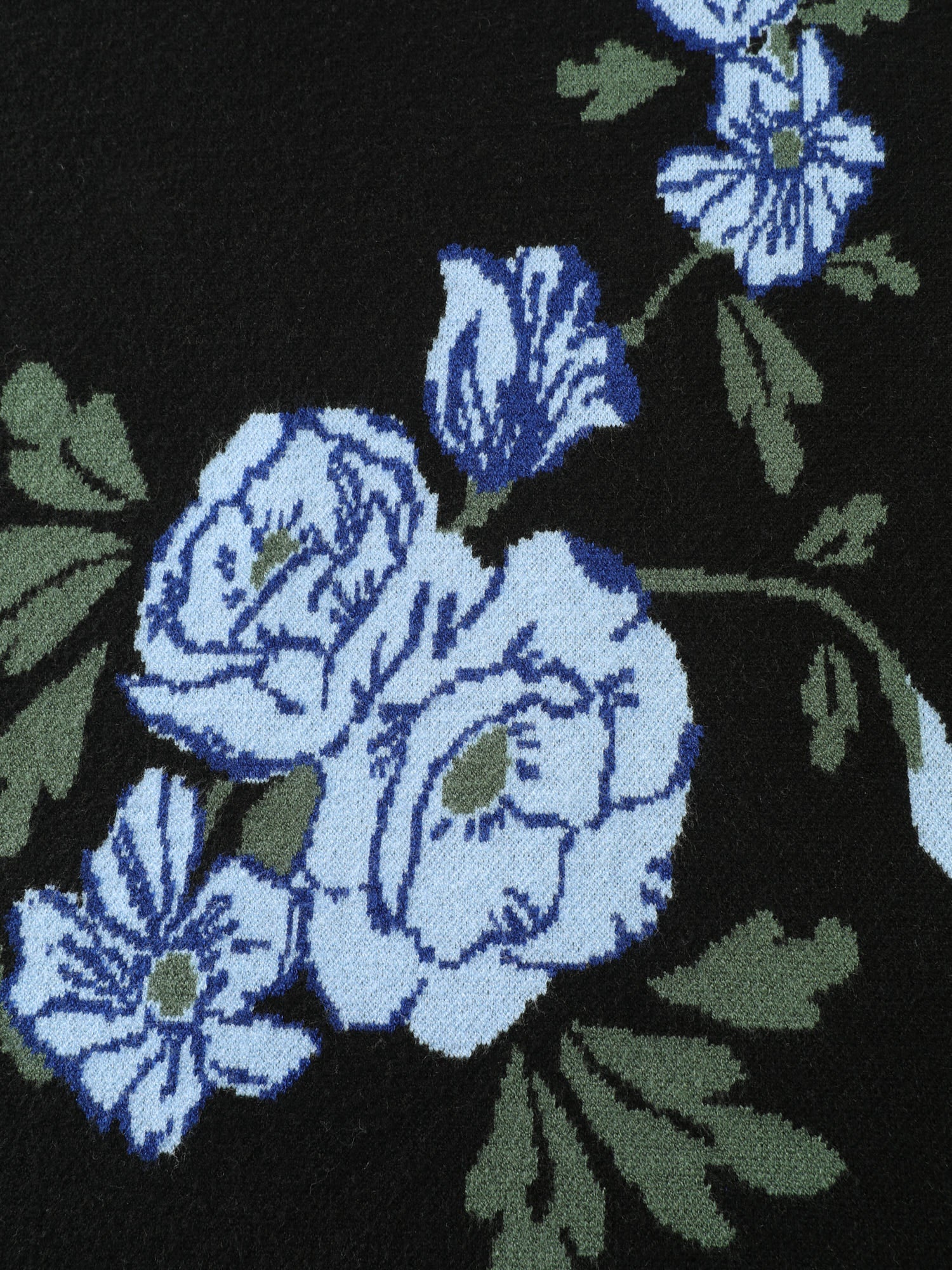 Rosy Jacquard Drop Shoulder Pullover - Image 5