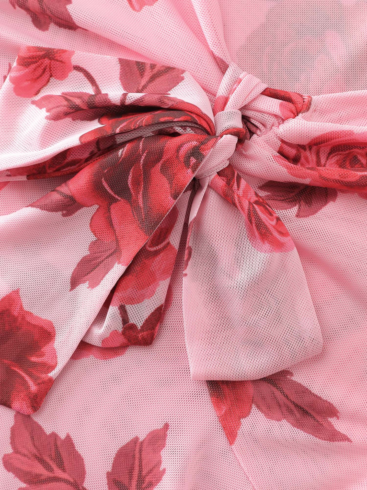 Rosy Romance Sweetheart Neckline Stretchy Blouse - Image 6