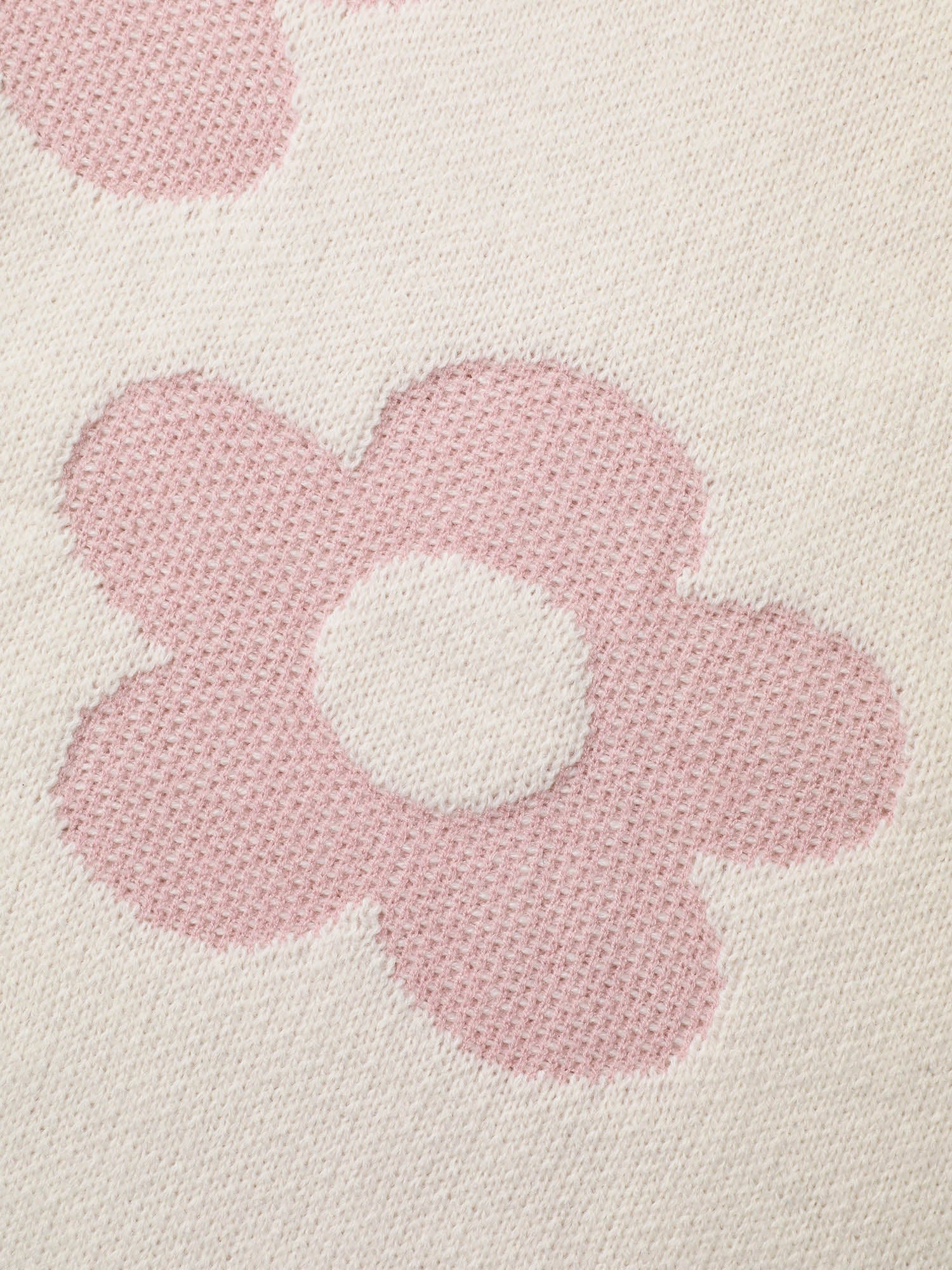 Round Neck Floral Pattern Pullover - Image 7