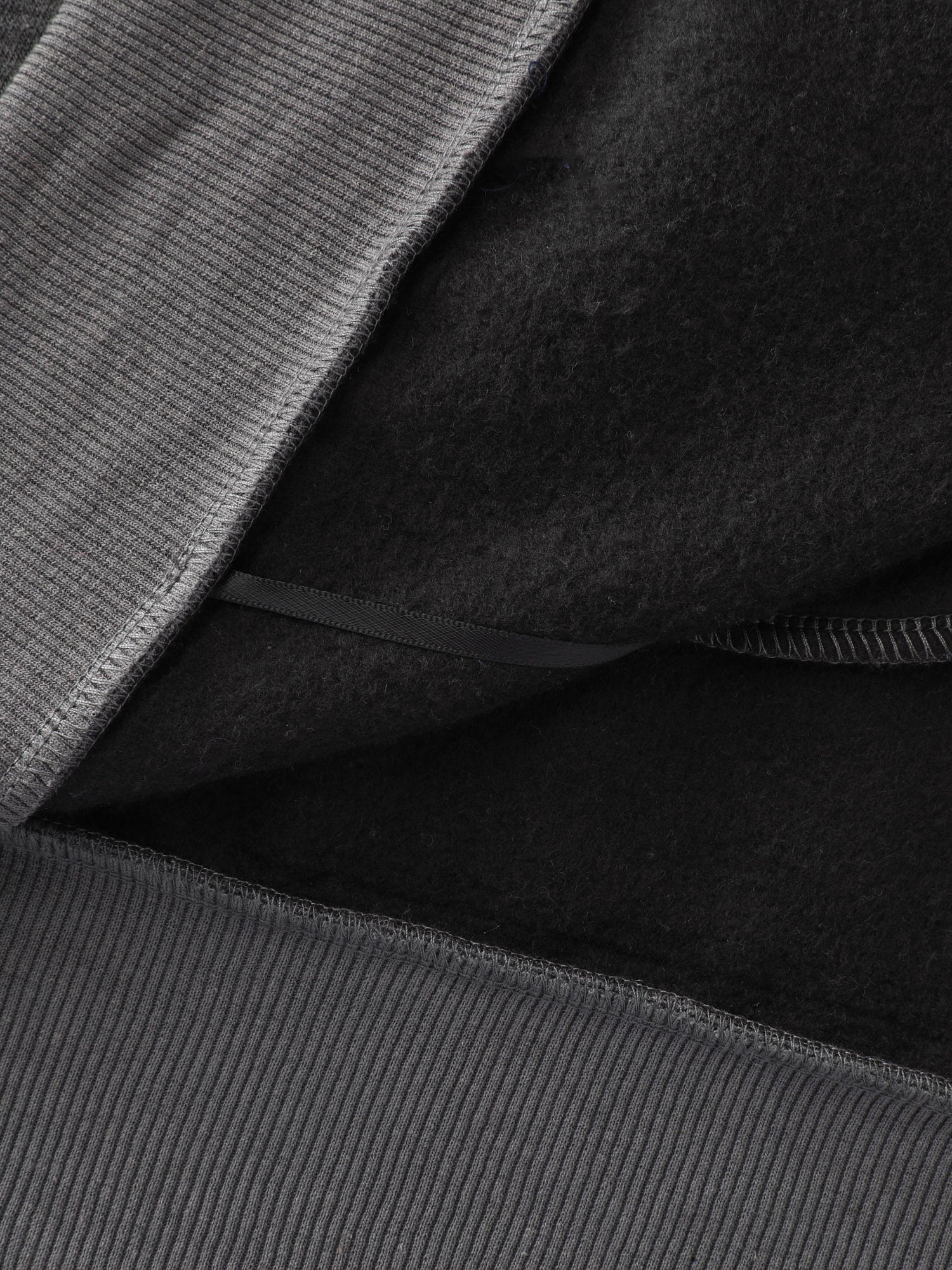 Round Neck Ribbed Hem Button Coat - Image 8