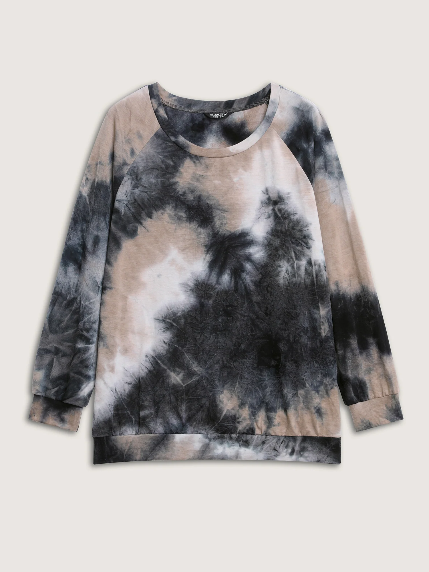 Round Neck Tie-Dye Sweatshirt - Image 7
