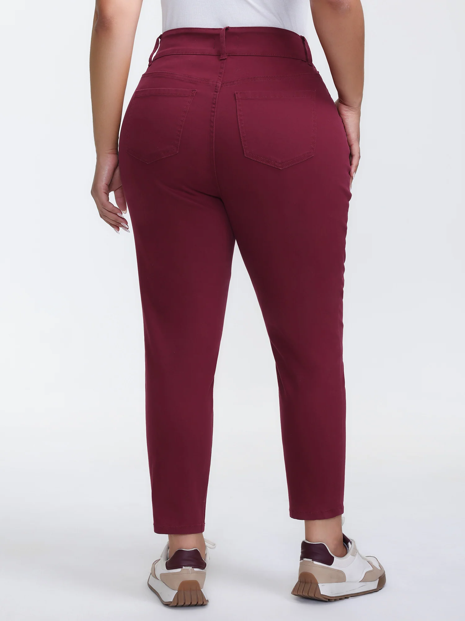 High Rise Skinny-Fit Cropped Jeans - Image 5