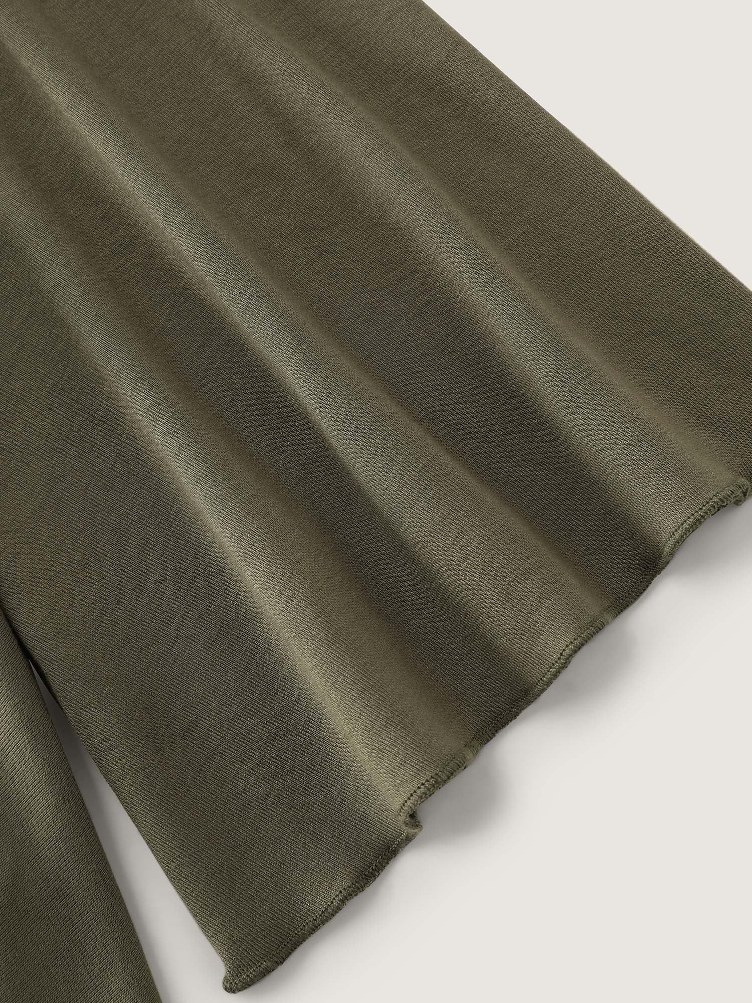 Ruched Bodice Asymmetrical Hem Knit Top - Image 5