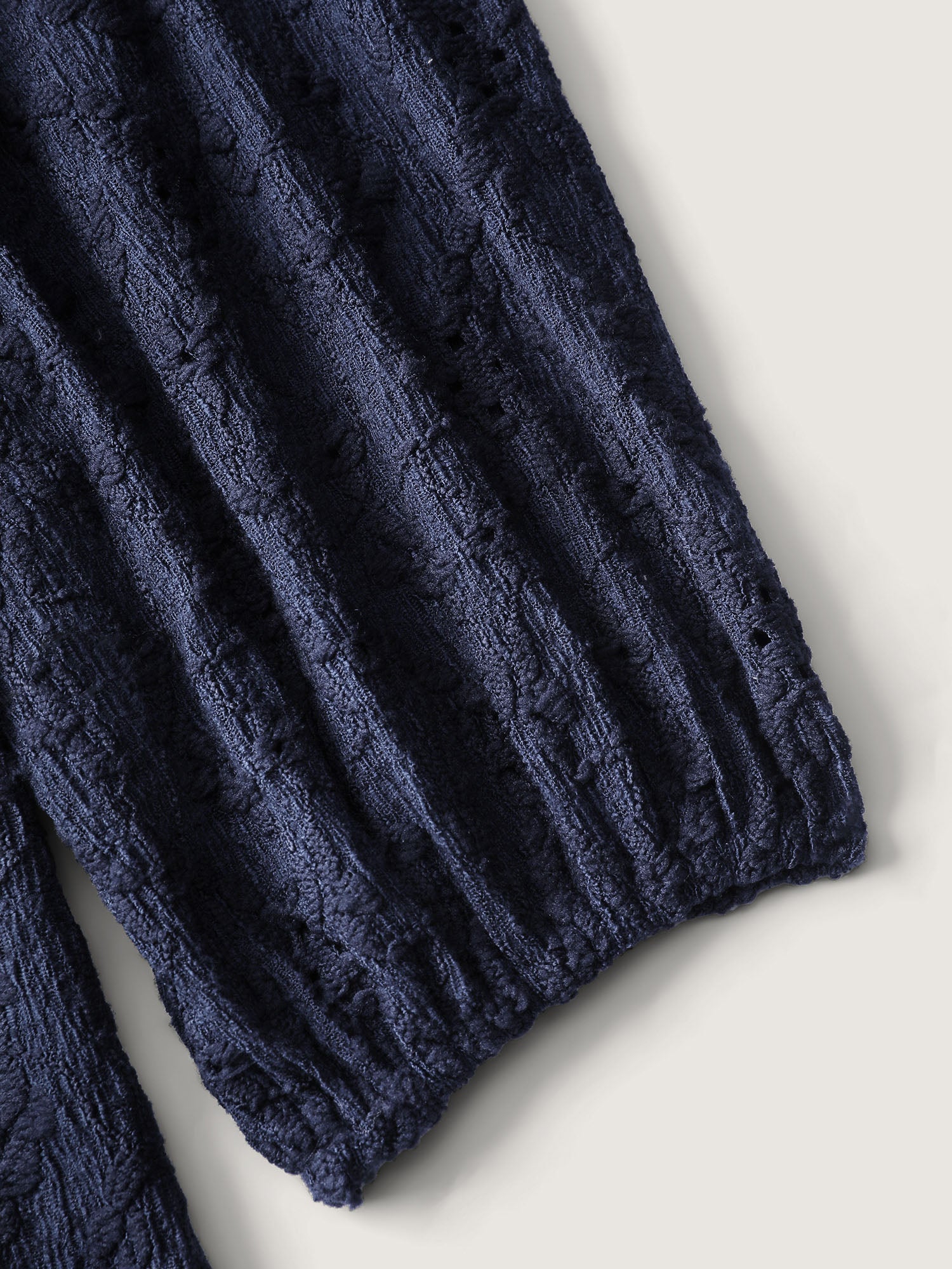 Ruched Bodice Lantern Sleeve Knit Top - Image 5