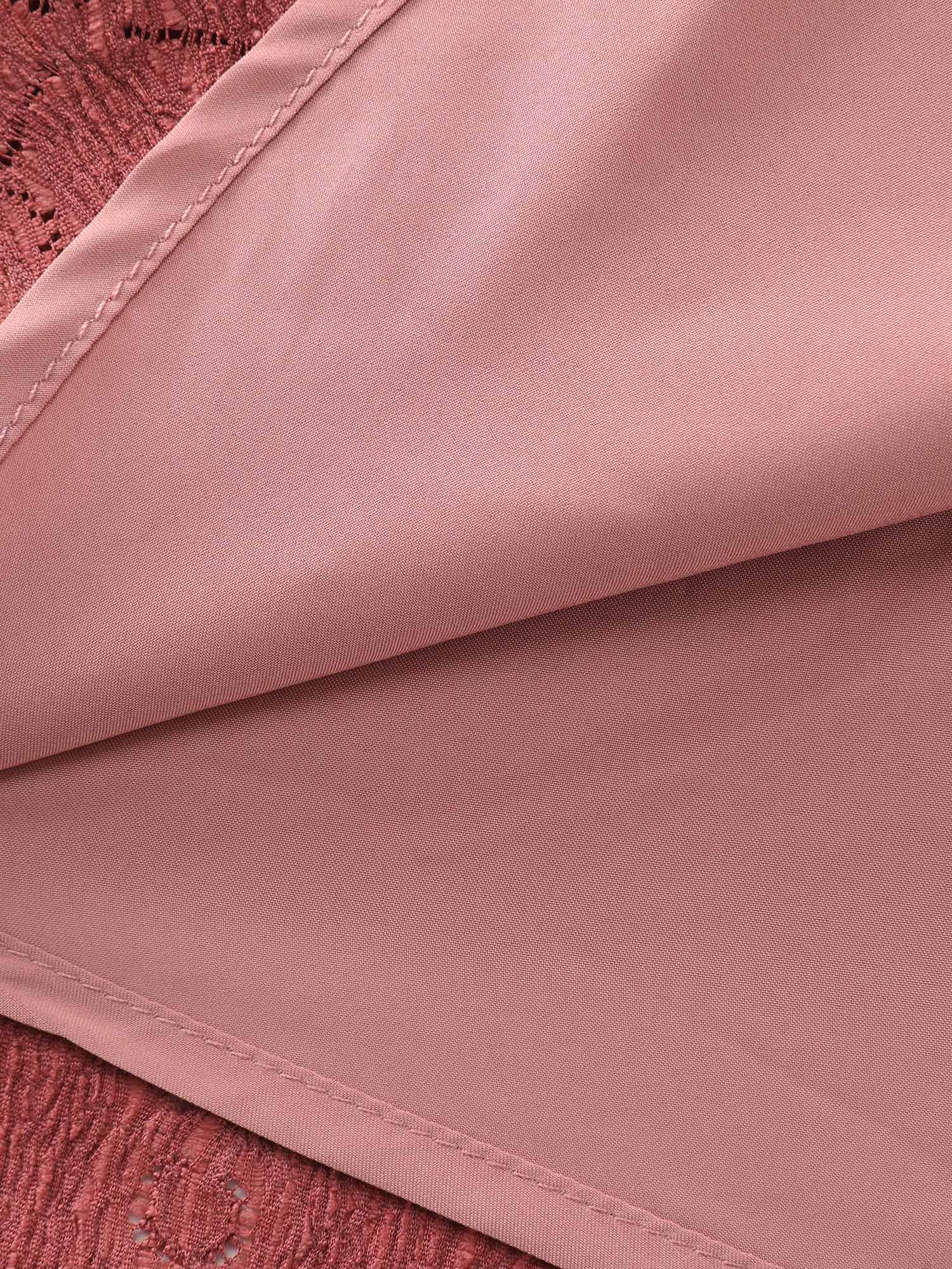 Ruched Bodice Textured Adjustable Knit Top - Image 6