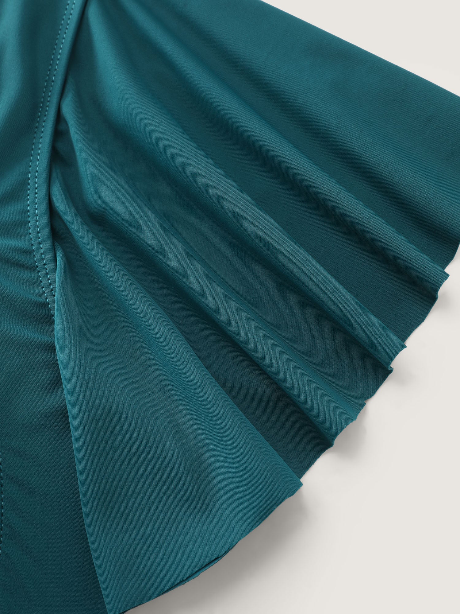 Ruched Front-Tie Flowy Swim Dress - Image 11
