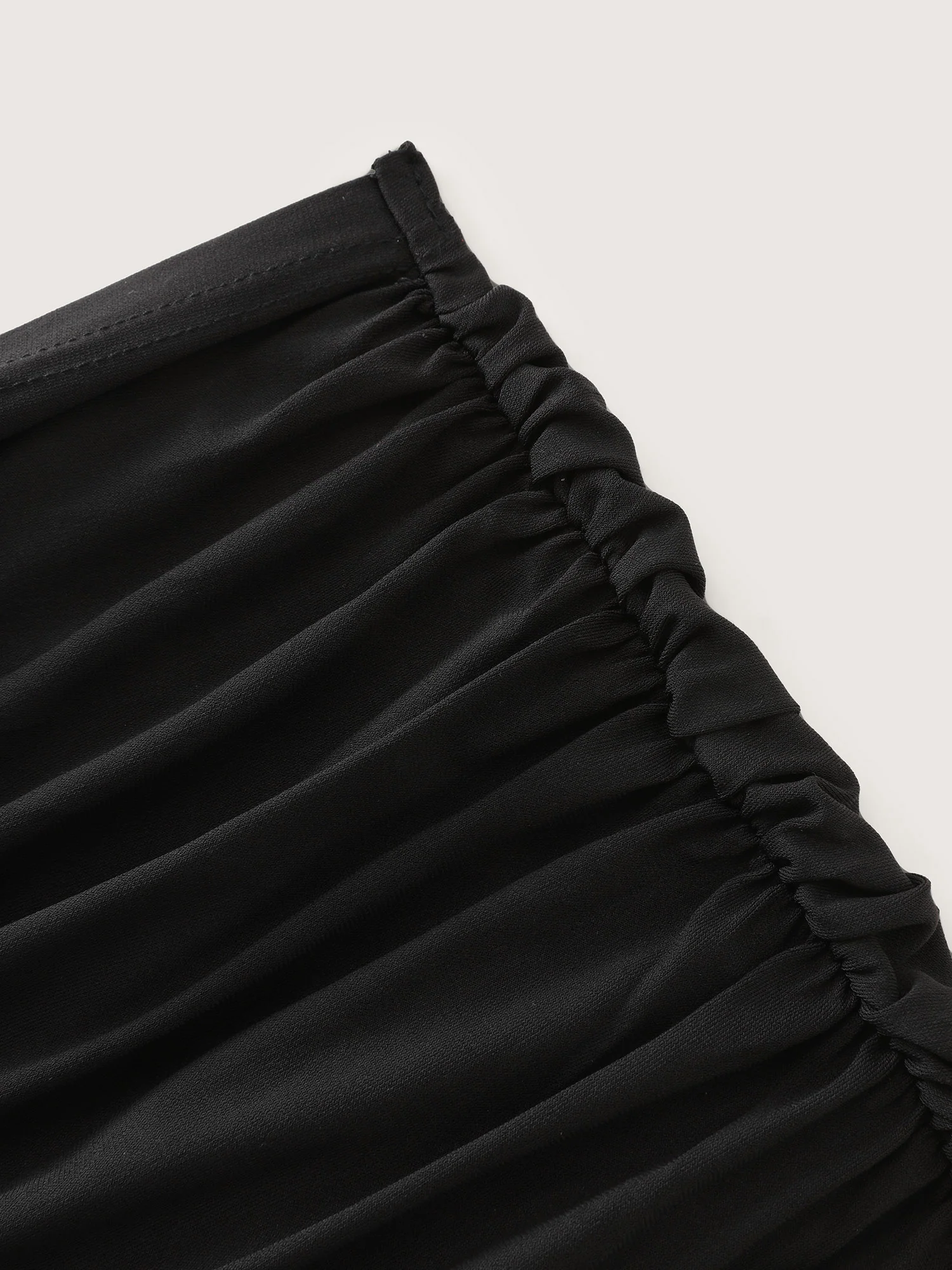 Ruched Overlap Bodice Fit And Flare Midi Dress - Image 6