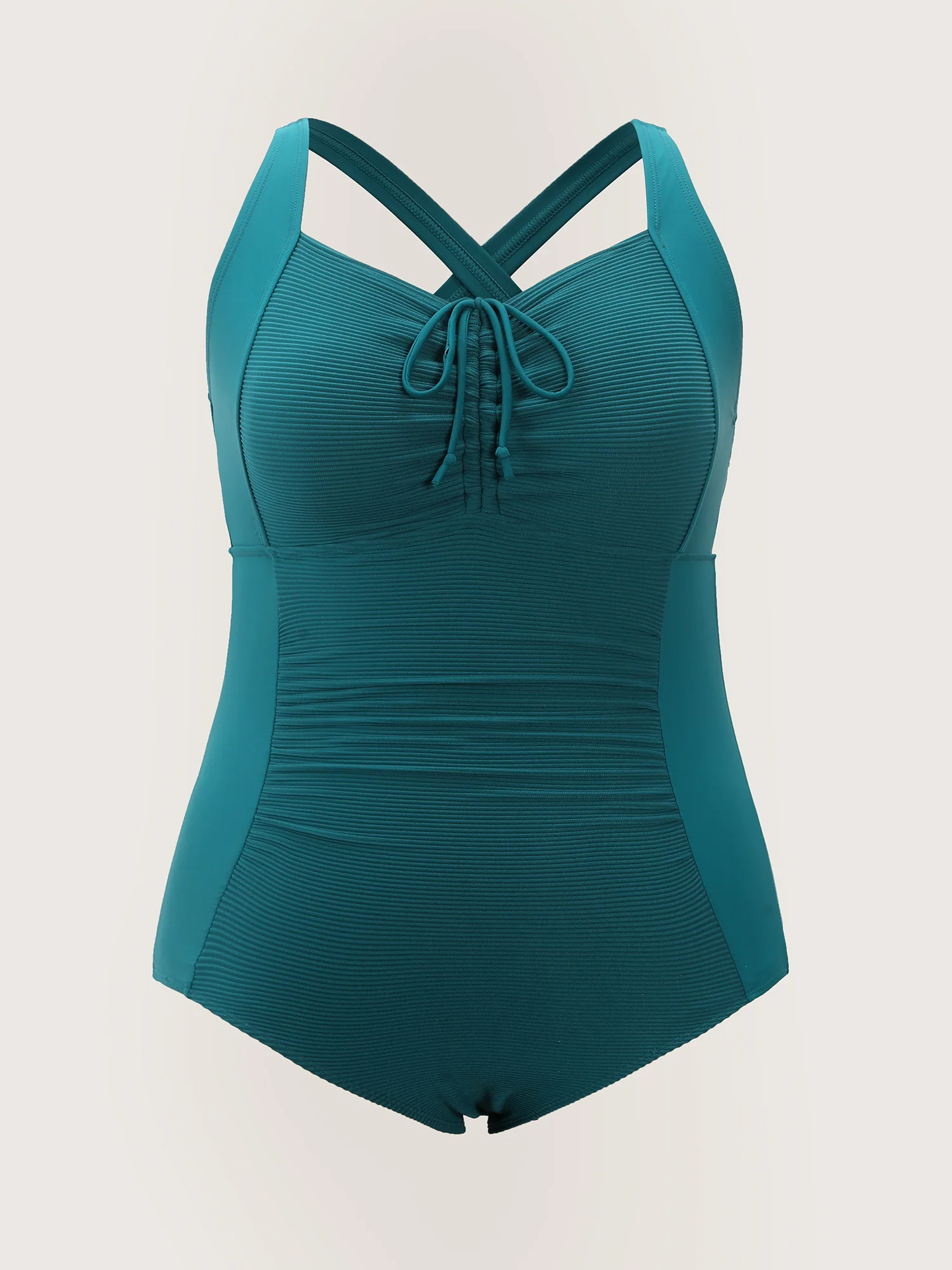 Ruched Tummy-Control One-Piece Swimsuit - Image 5