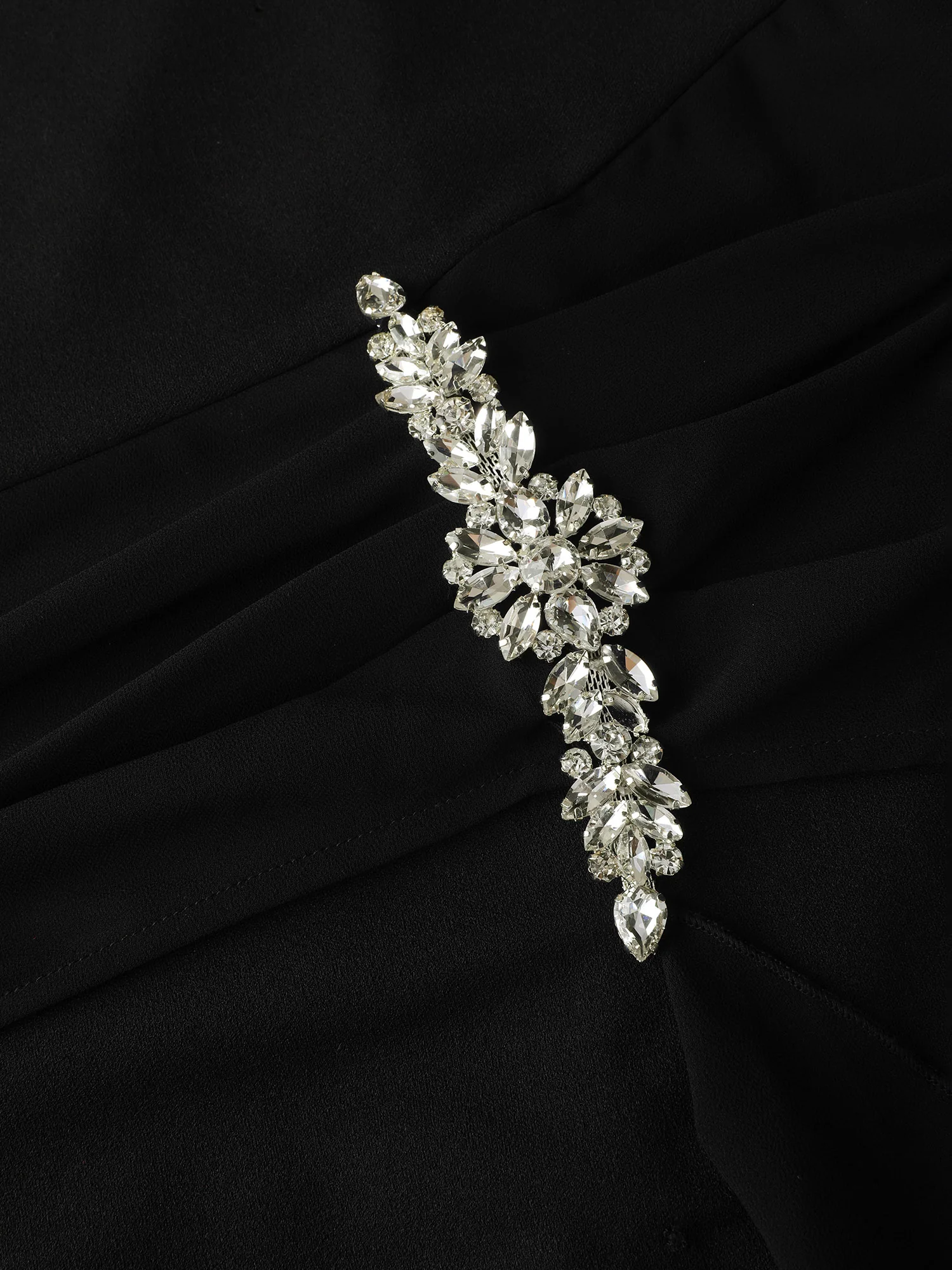 Ruched Waist Detail Sheath Midi Dress - Image 6