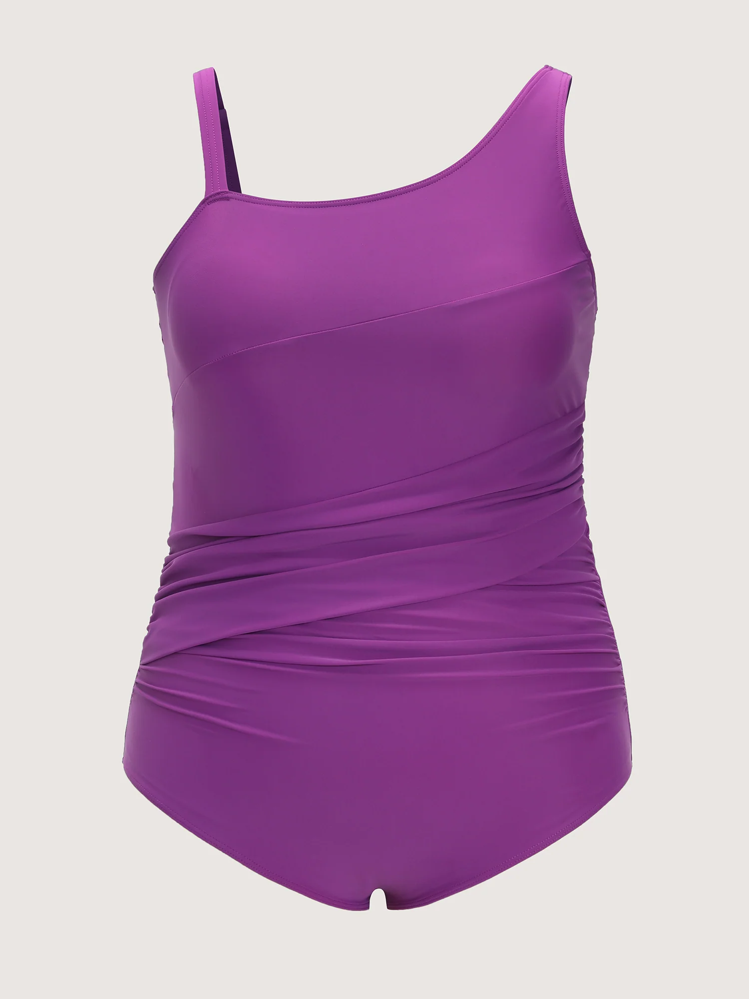 Ruched Wide Straps One-Piece Swimsuit - Image 7