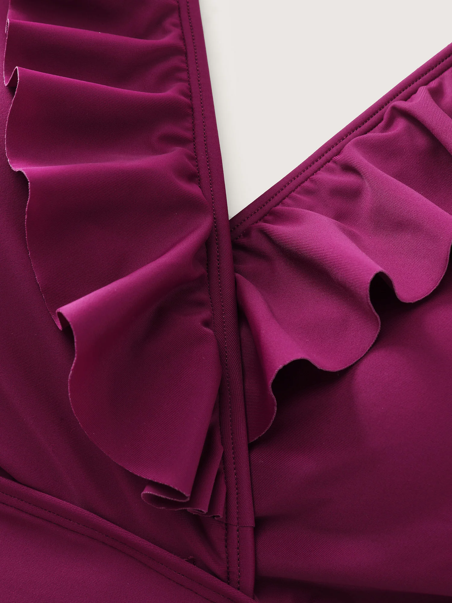 Ruffled Adjustable Hip Coverage One-Piece Swimsuit - Image 5