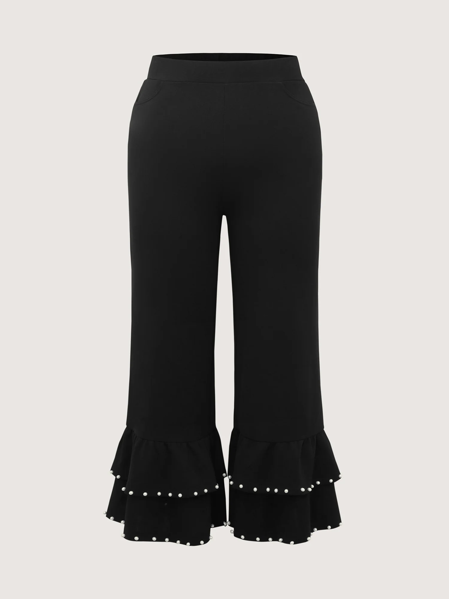 Ruffled Beadwork Layered Pants - Image 9