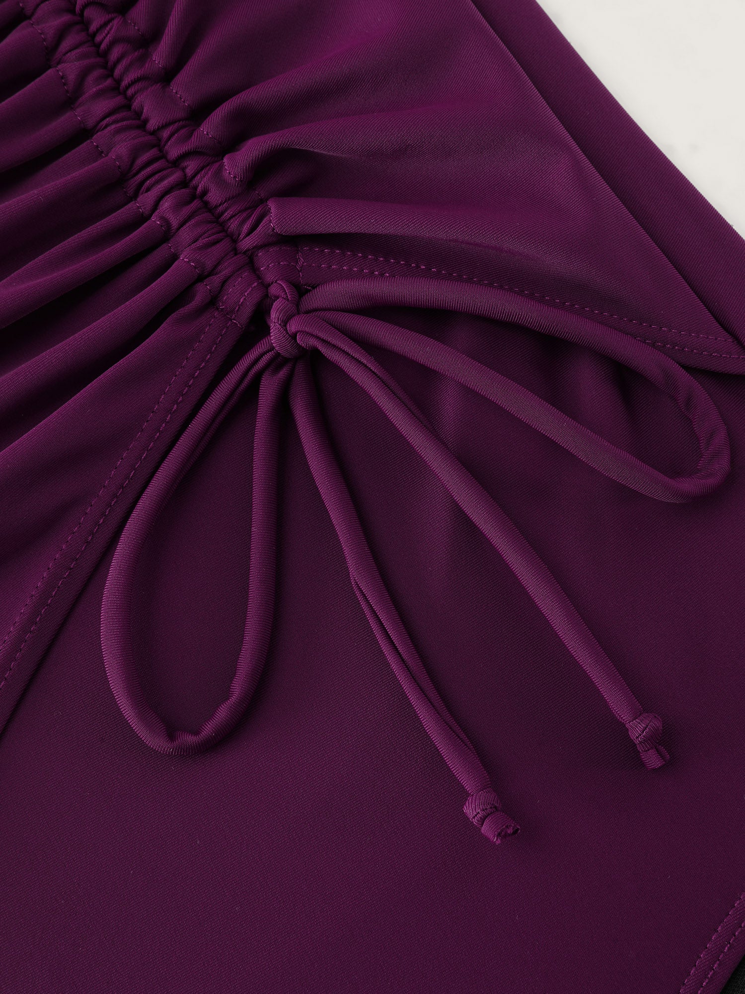 Ruffled Channel Drawstring One-Piece Swimsuit - Image 6