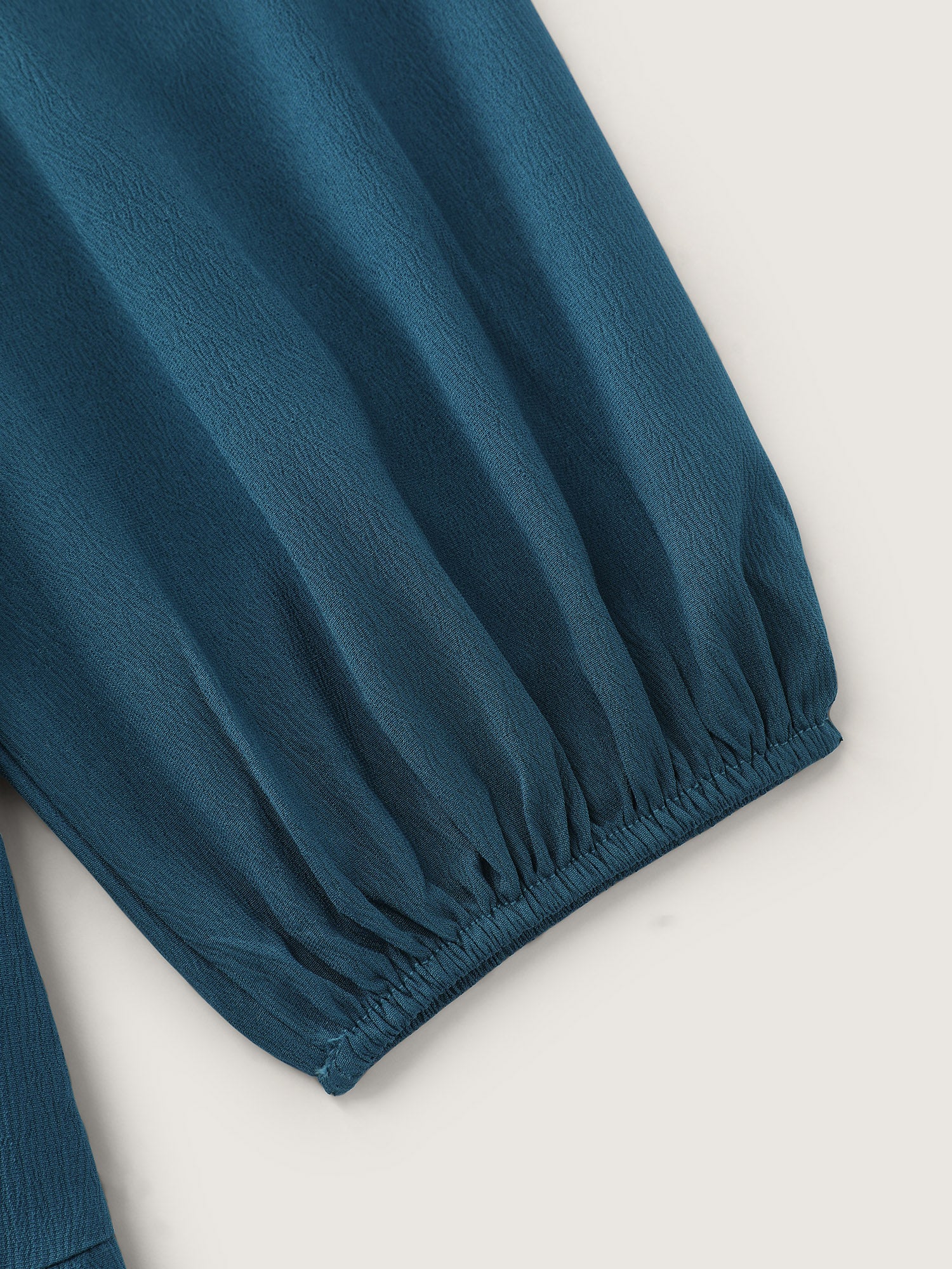 Ruffled Cinched-Waist Button Maxi Dress - Image 6