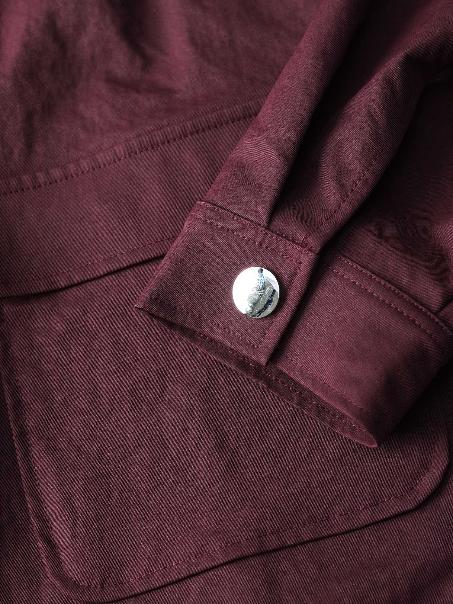 Ruffled Edge Cropped Hem Pocket Jacket - Image 7