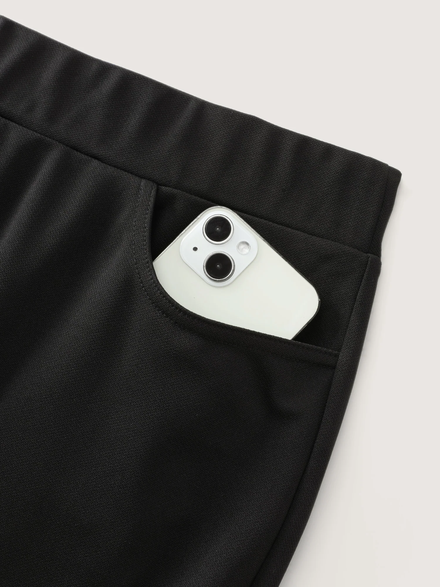 Ruffled Flared Hem Plain Pants - Image 7