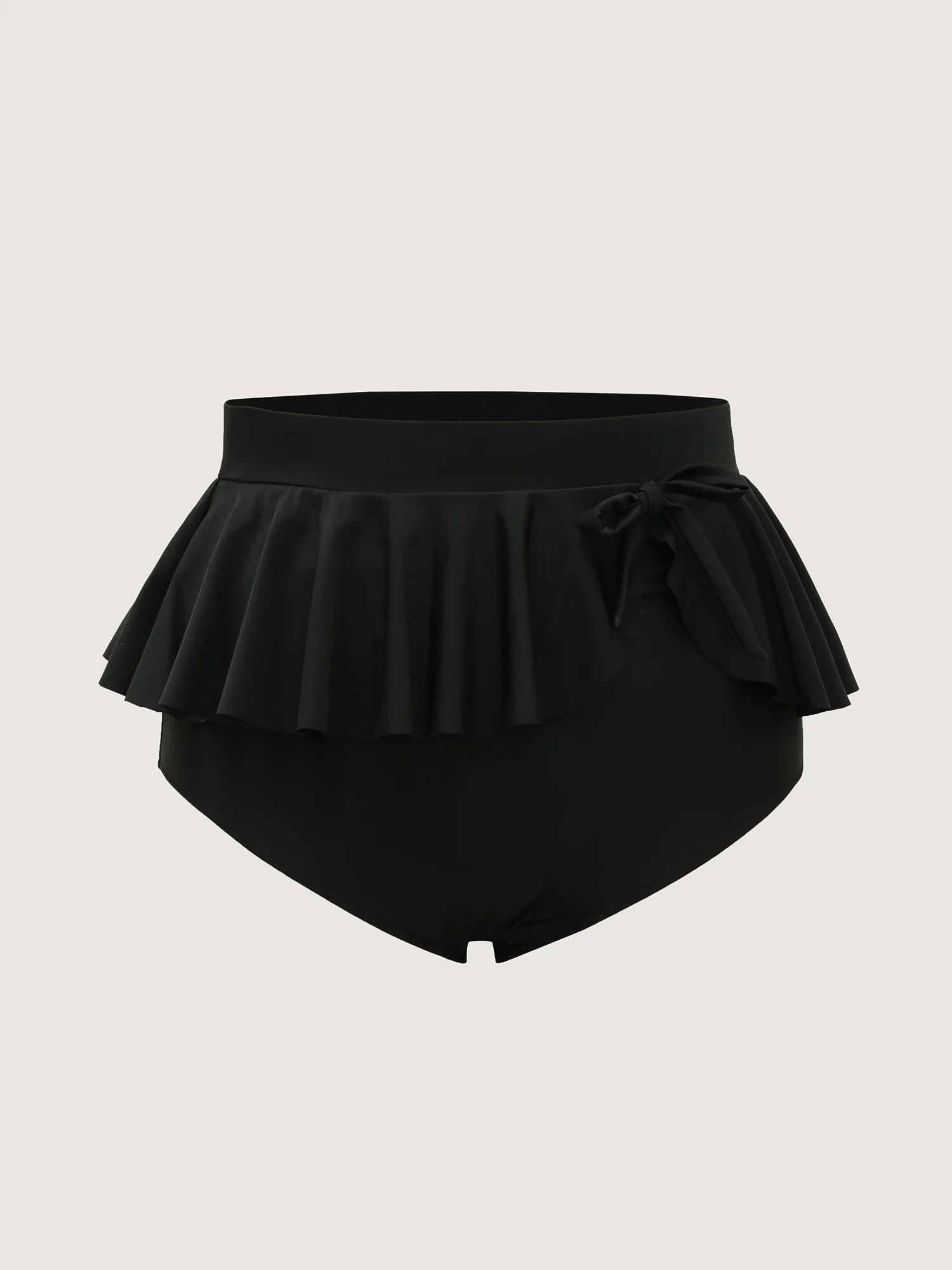 Ruffled Hem Knotted Swim Bottoms - Image 6