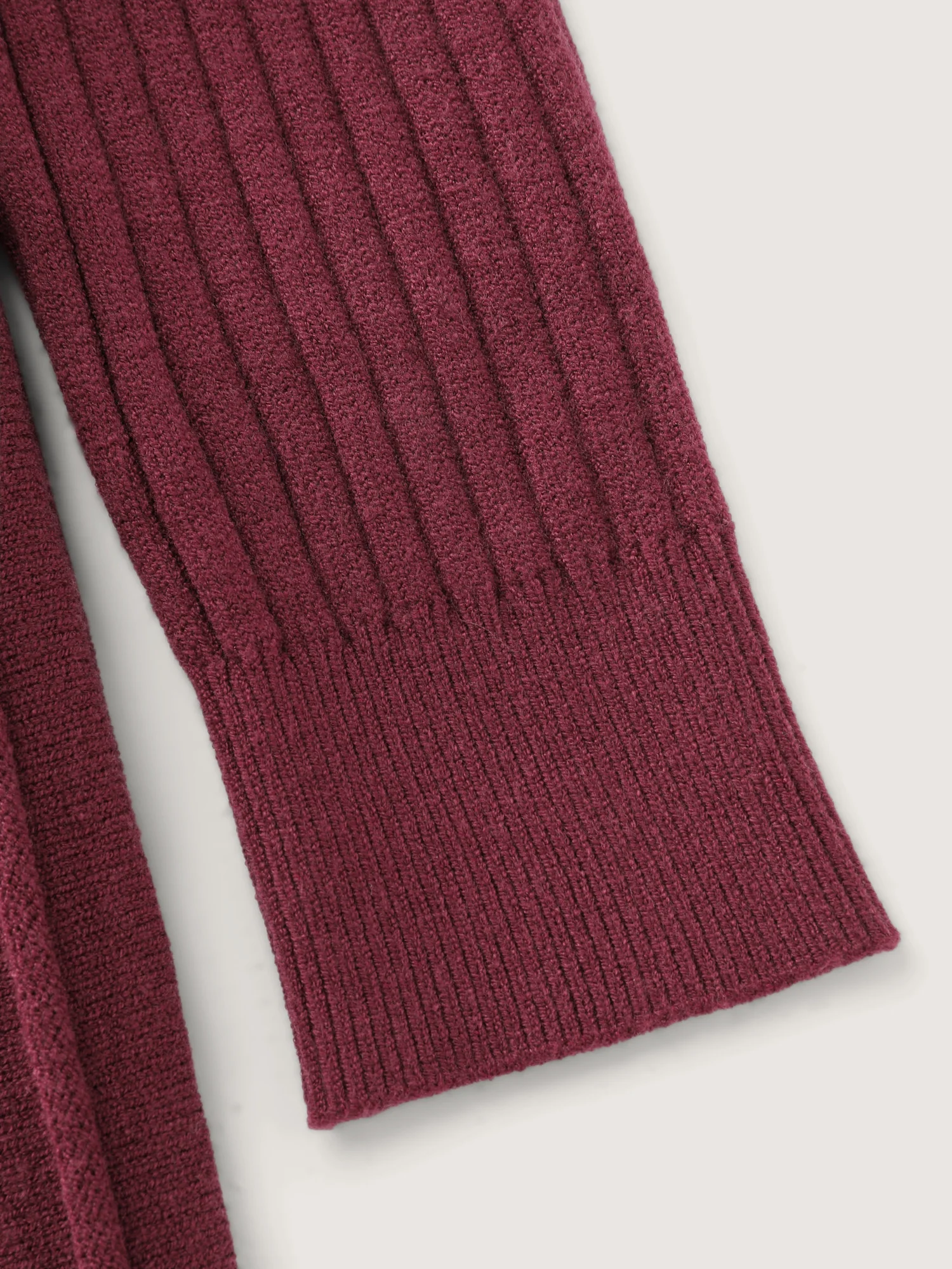 Supersoft Ruffled Neckline Cinched-Waist Sweater Dress - Image 7