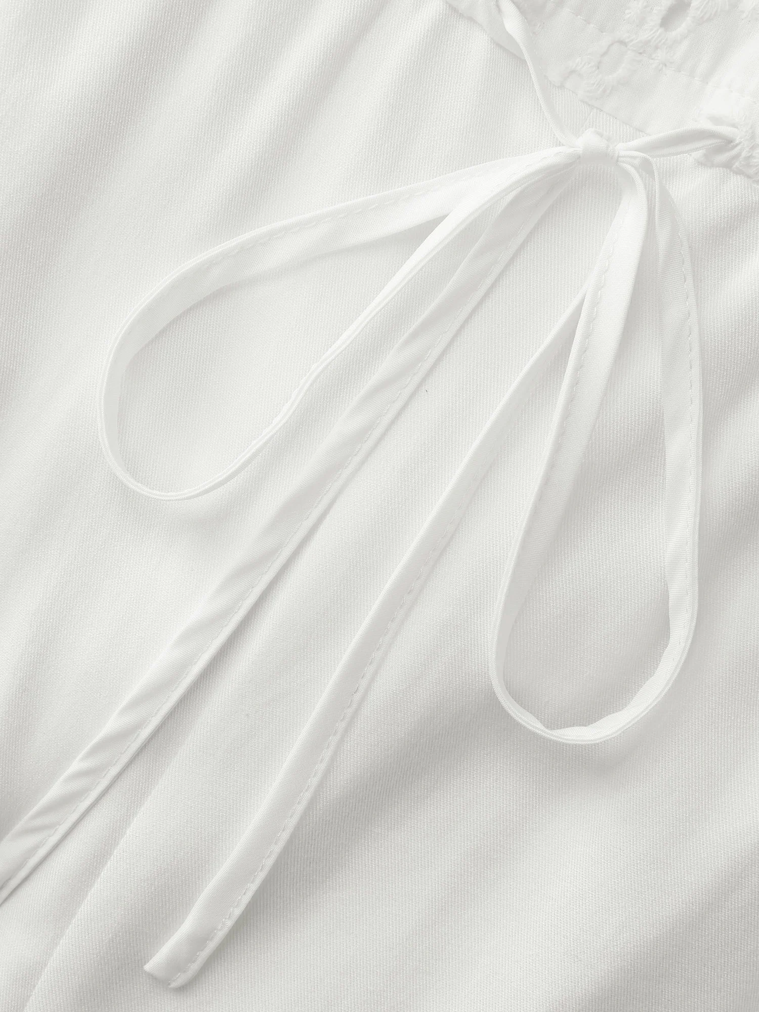Ruffled Neckline Open Back-Tie Jumpsuit - Image 5