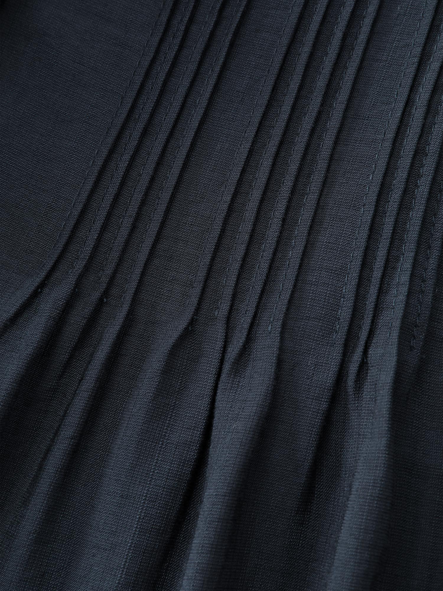 Ruffled Neckline Stretchy Cuffs Blouse - Image 5
