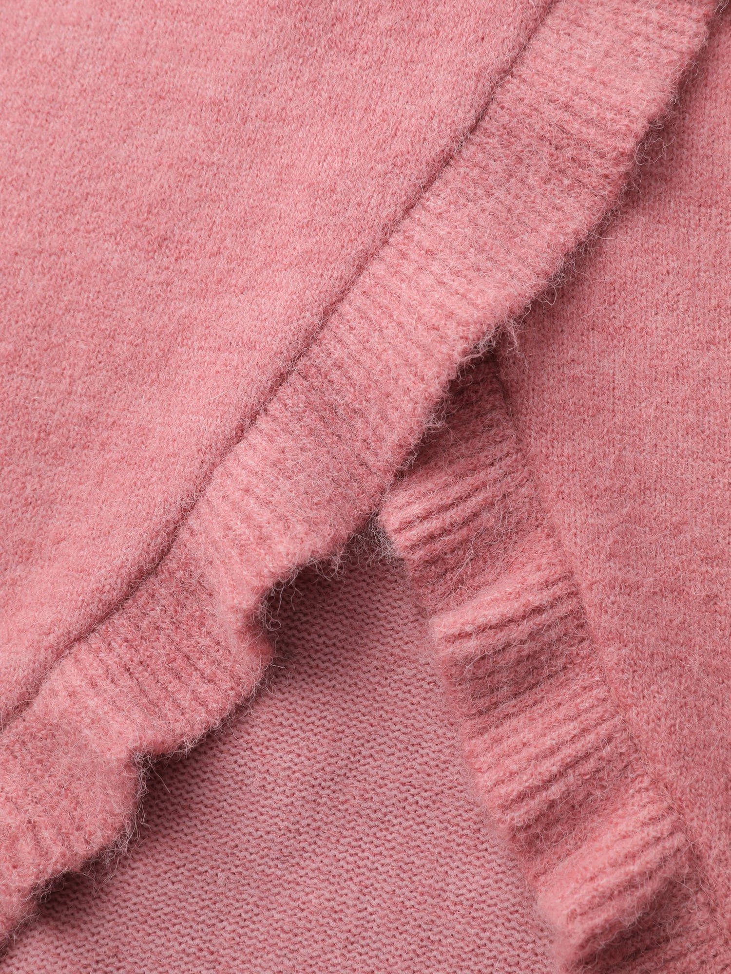 Ruffled Overlap Split Back Pullover - Image 5