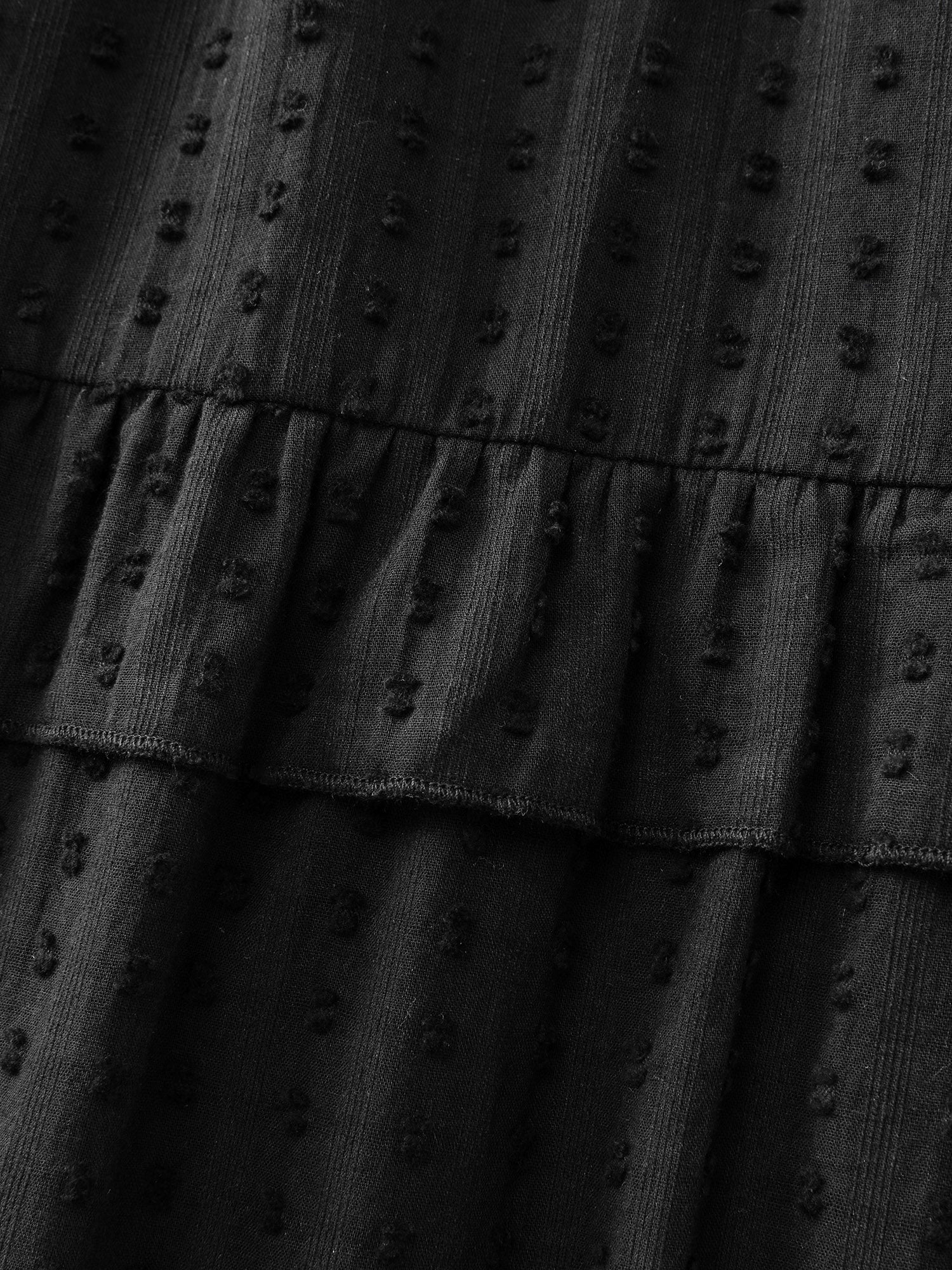 Ruffled Tiered Drawstring Neckline Maxi Dress - Image 6