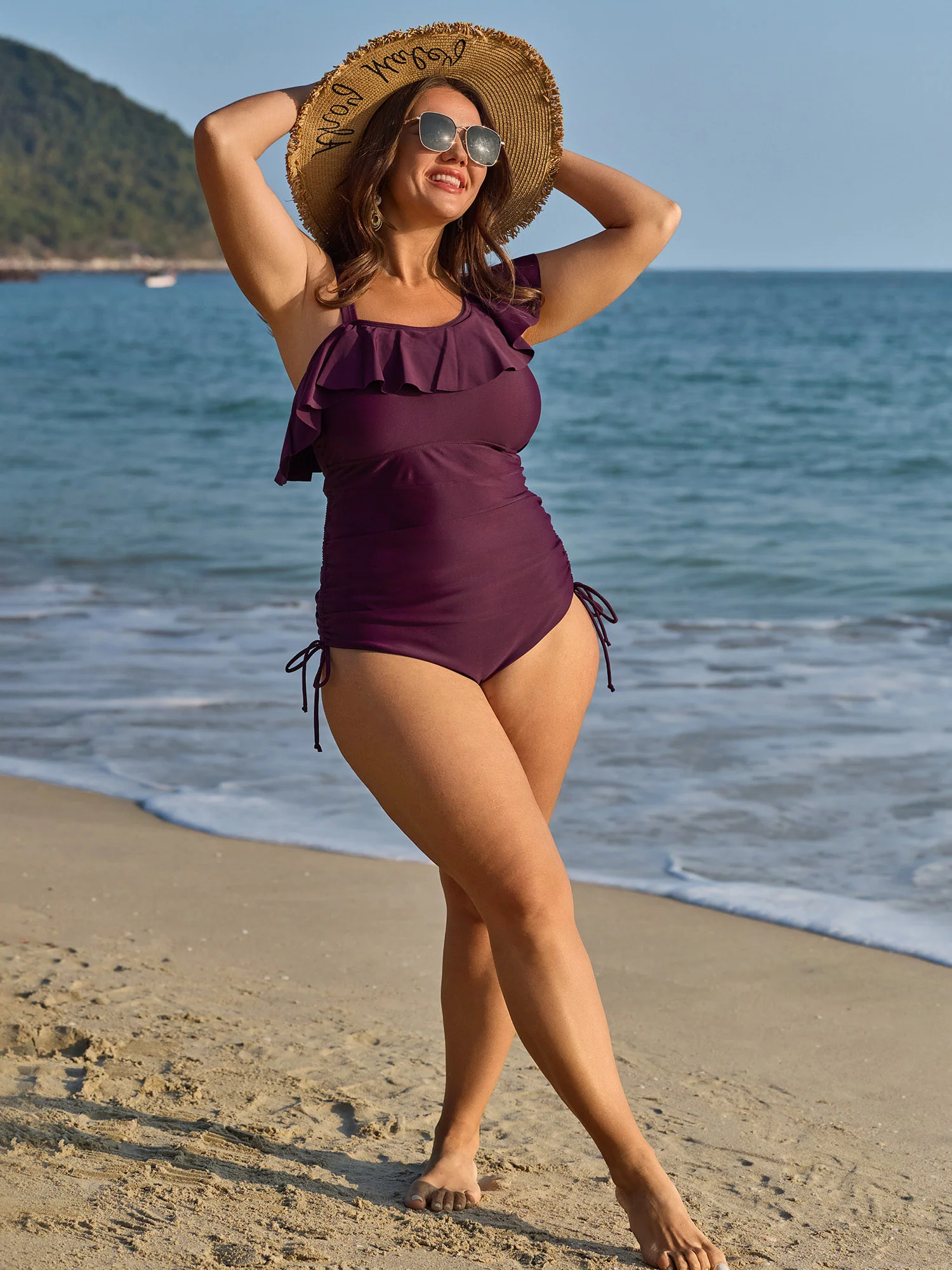 Ruffled Tummy-Control One-Piece Swimsuit - Image 4