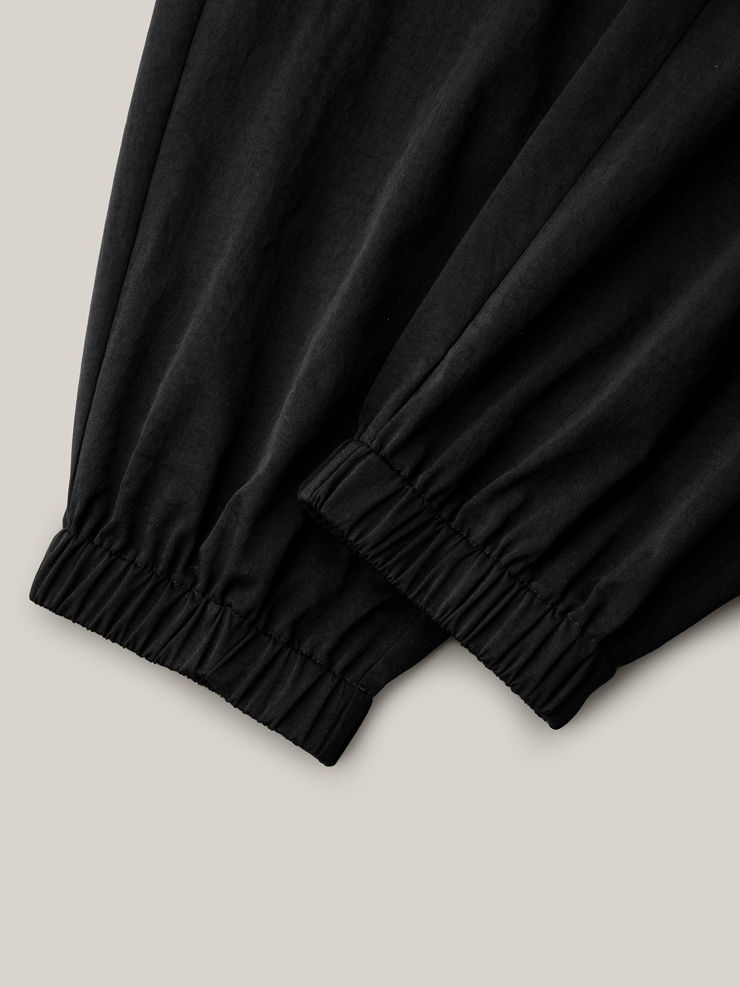 Ruffled Waist Drawstring Tapered Pants - Image 7