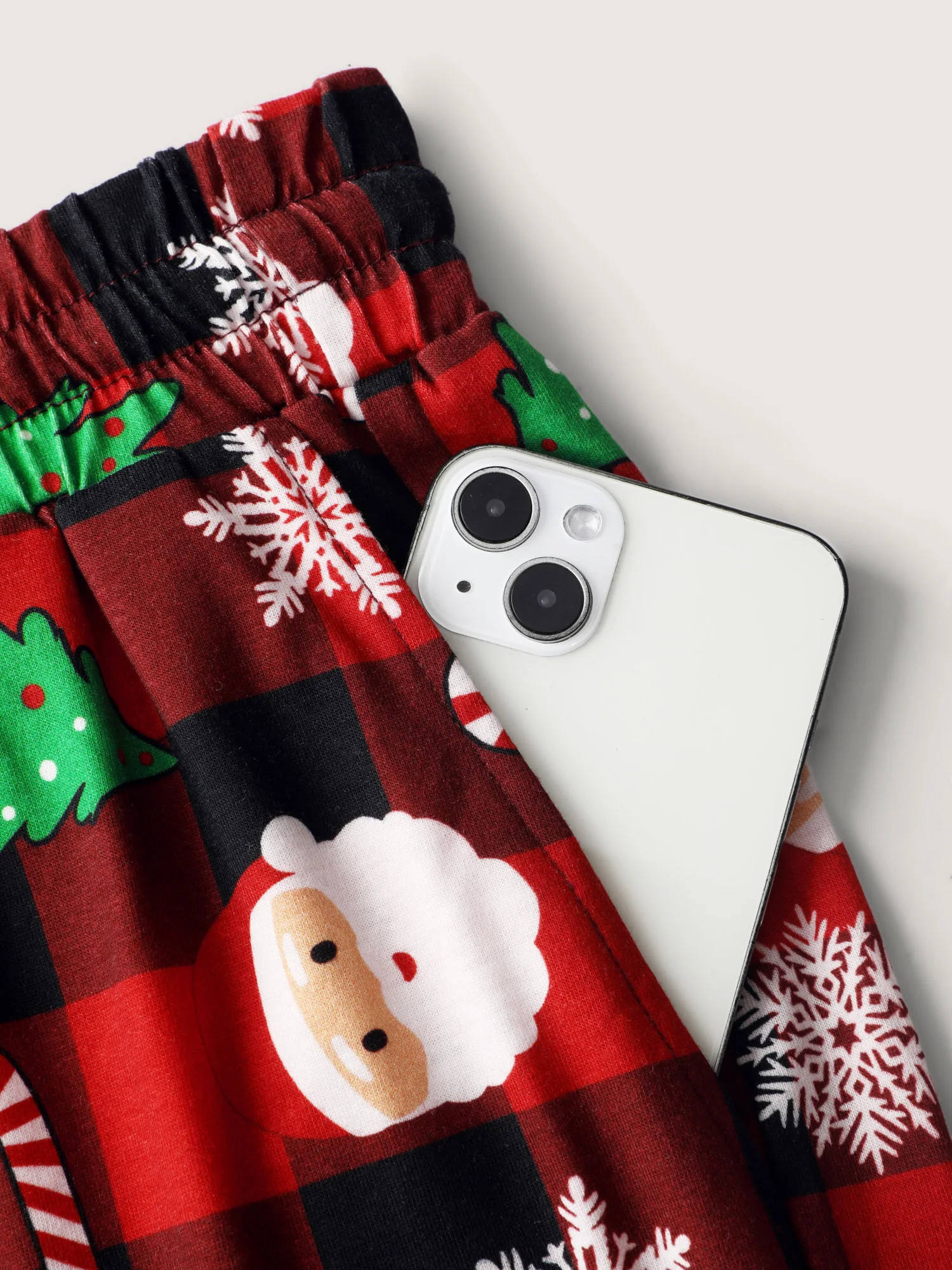 Santa Claus Christmas Wide Lounge Bottoms - Image 6