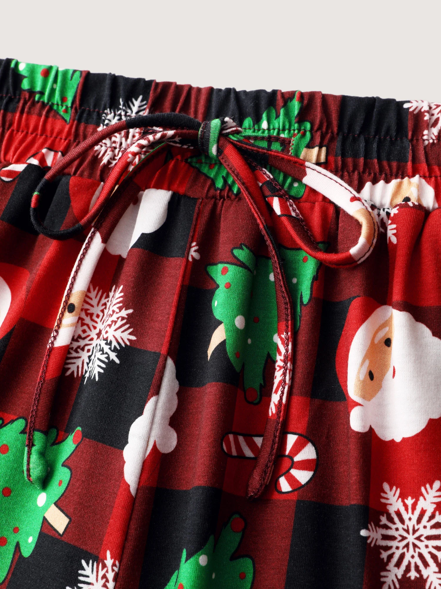 Santa Claus Christmas Wide Lounge Bottoms - Image 7