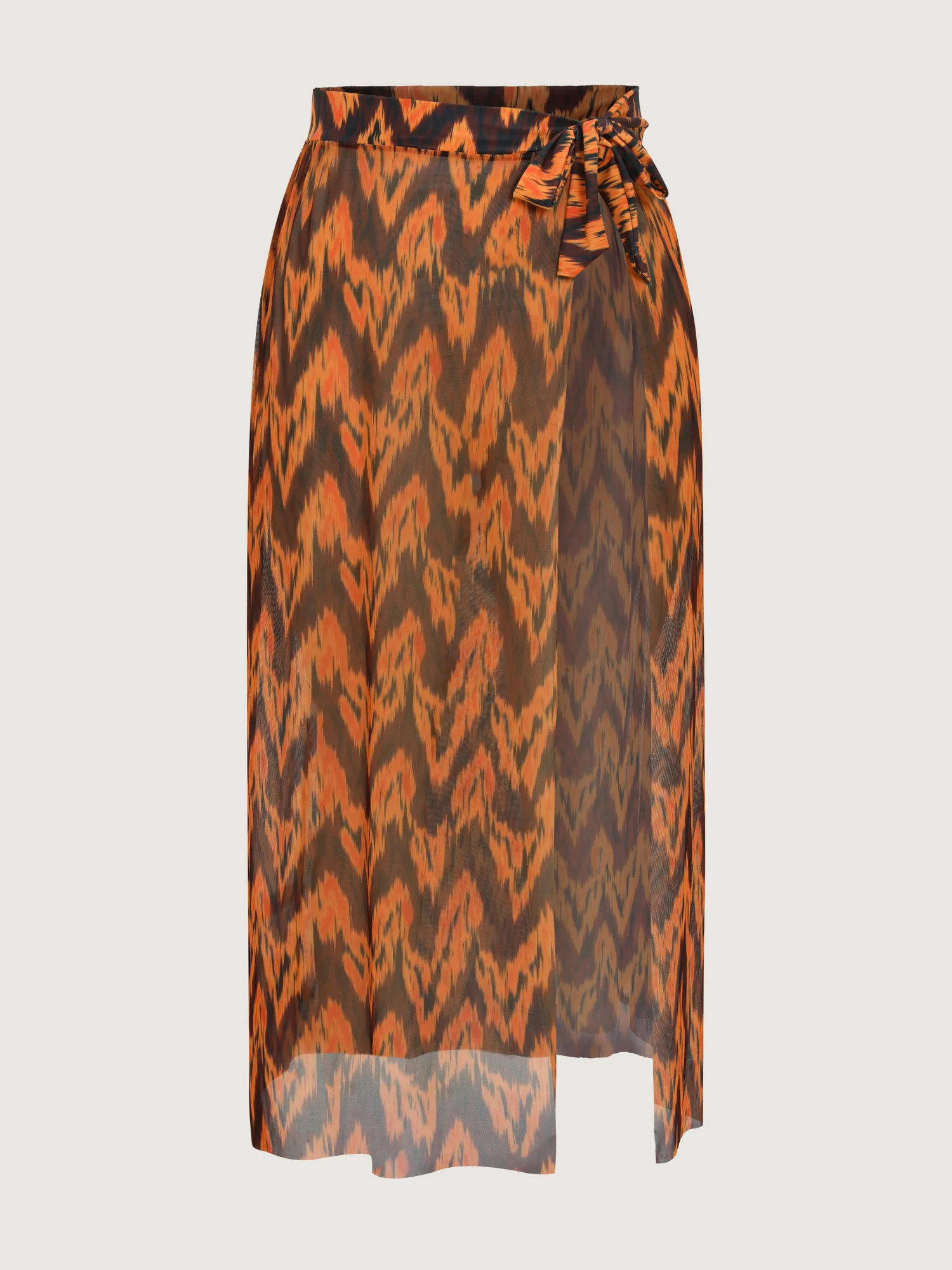 Sarong Geometric Print One-Piece Swim Set - Image 8