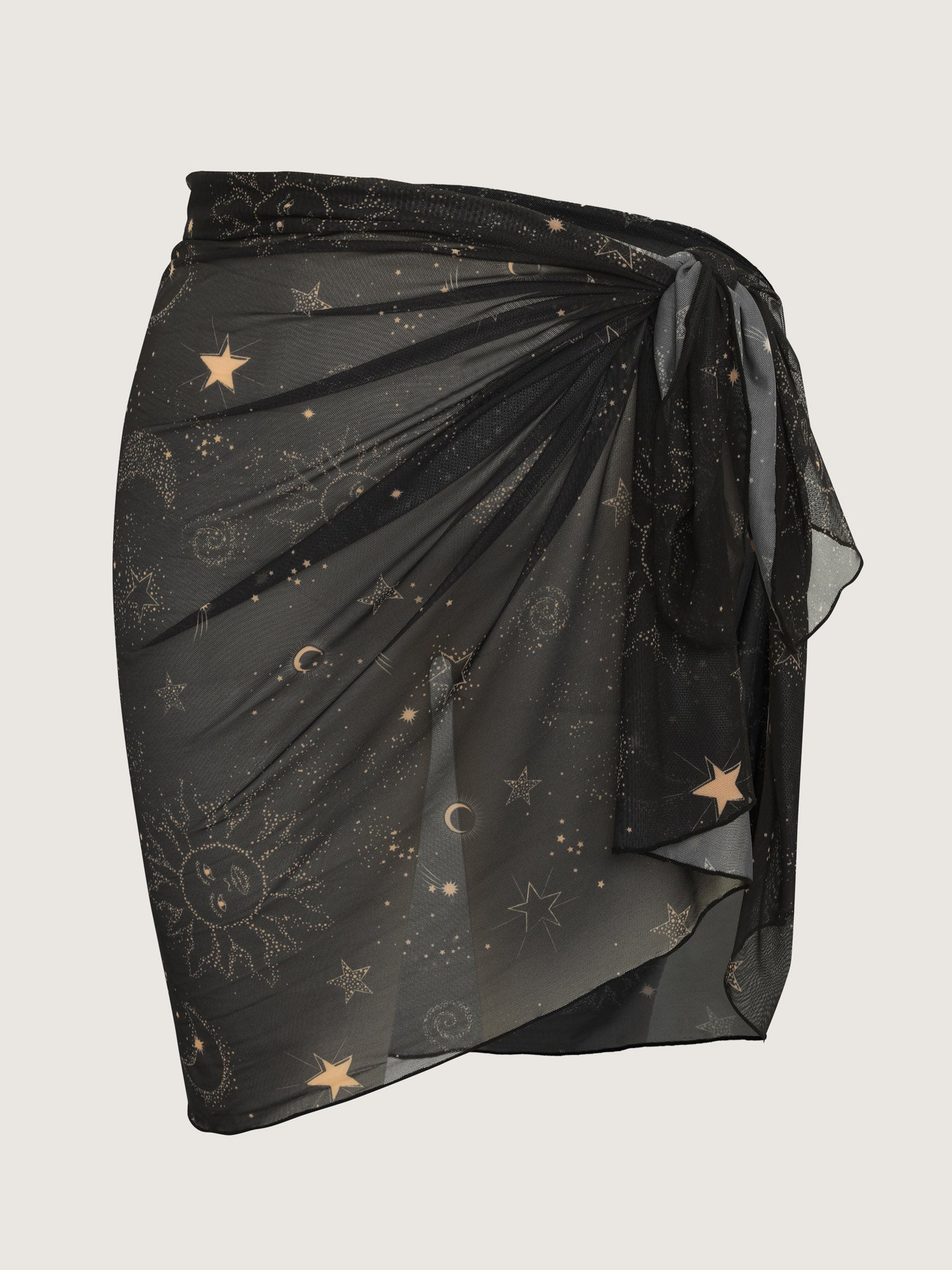 Sarong Set Star Print One-Piece Swimsuit - Image 9