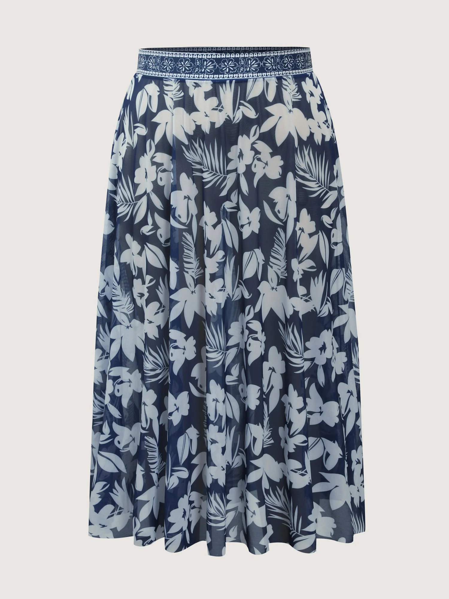 Sarong Set Tropical Print One-Piece Swim - Image 8