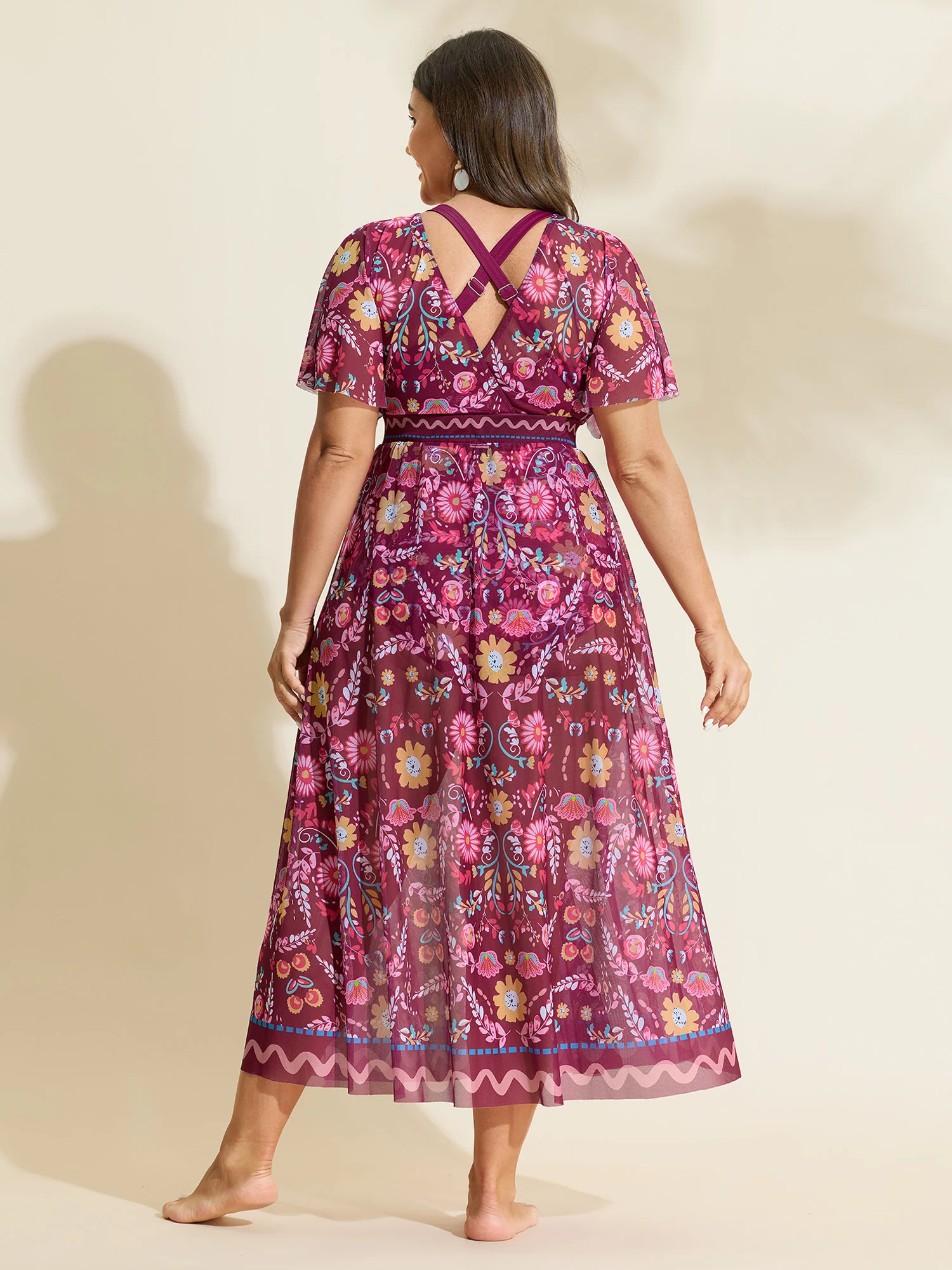 Sarong Two-Piece Tummy-Control One-Piece Swimsuit - Image 23