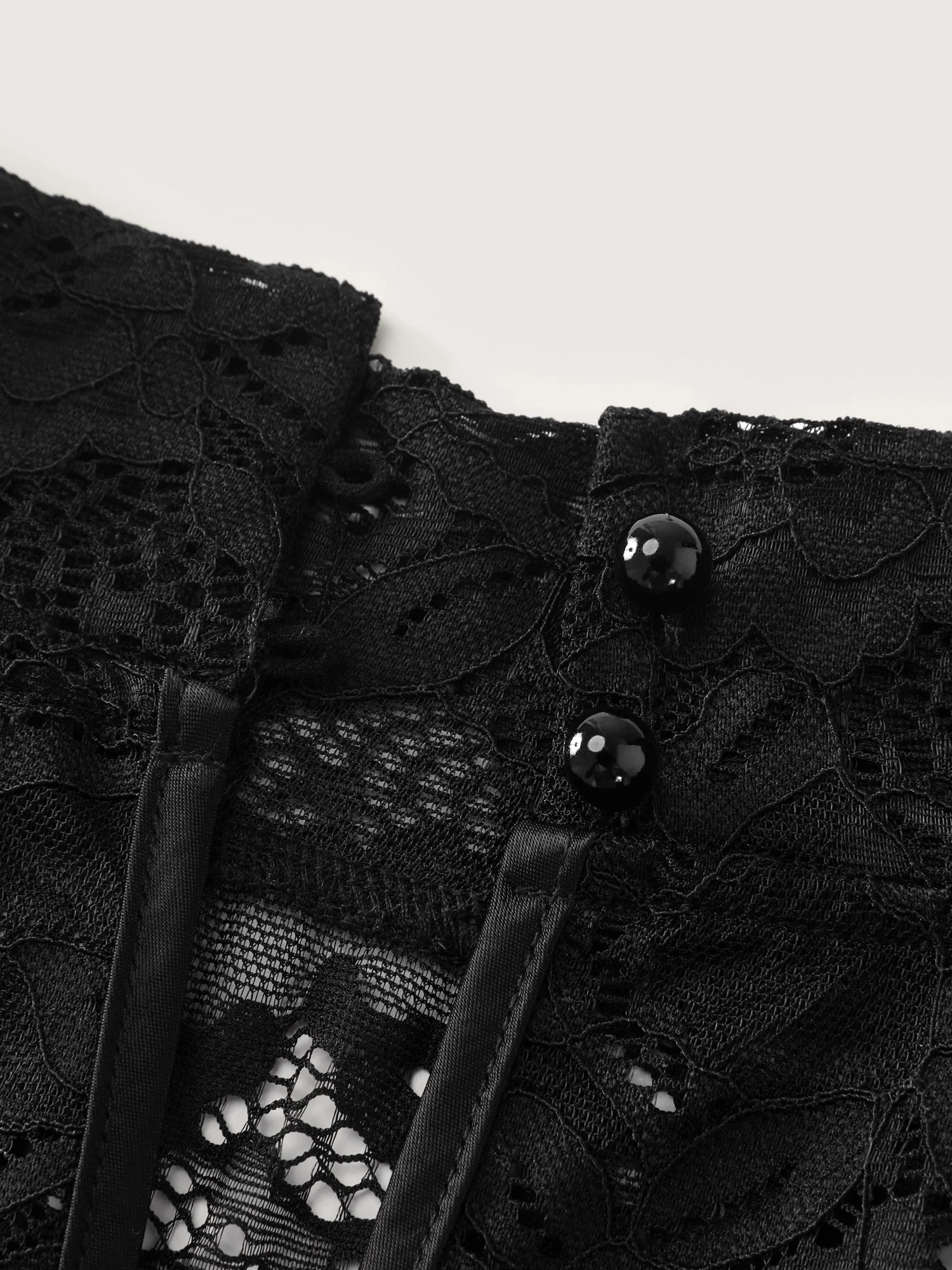 Satin Sheer Two-Piece Lace Maxi Dress - Image 5
