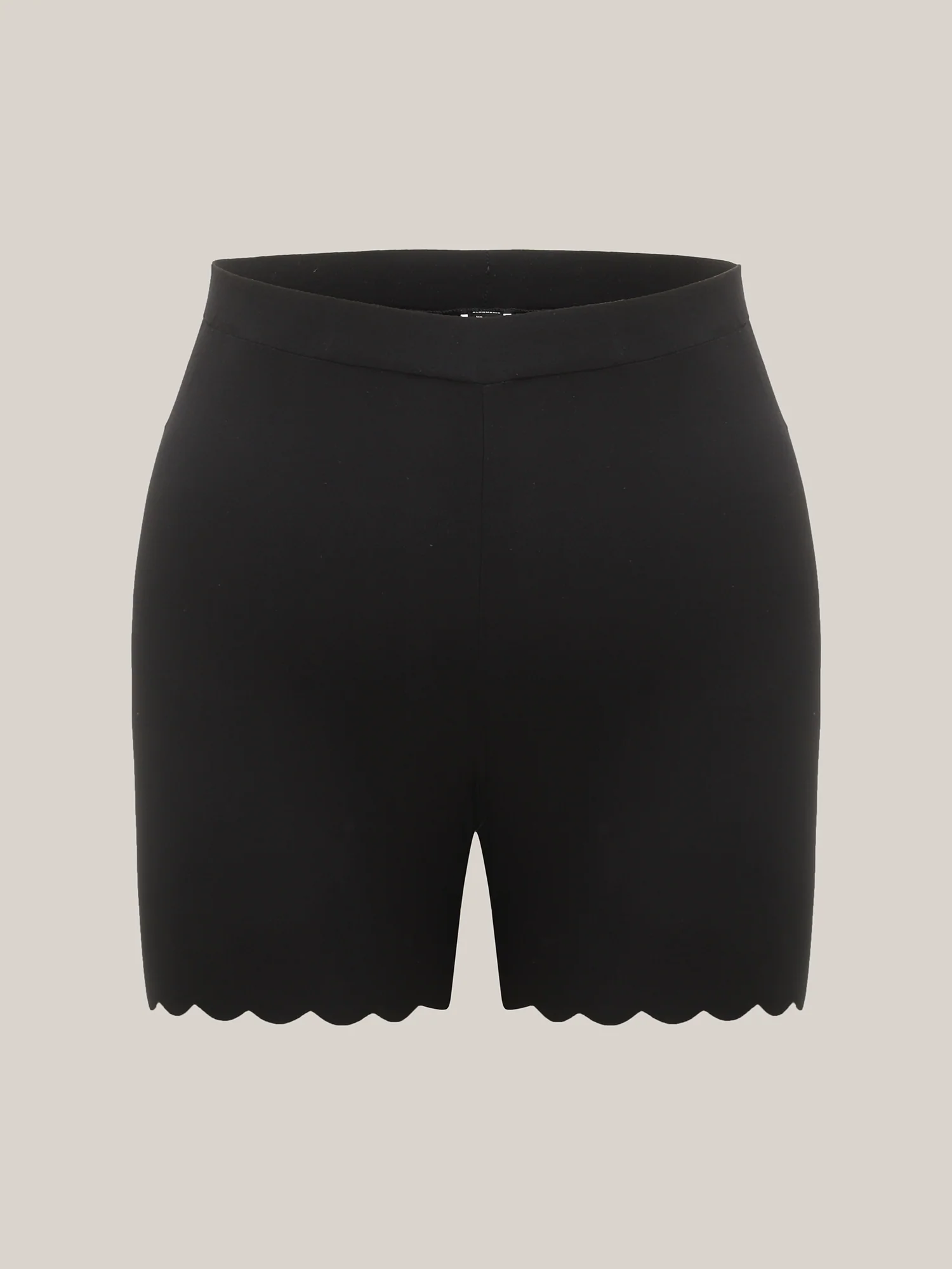 Scalloped Trim Stretchy Skinny-Fit Leggings - Image 6