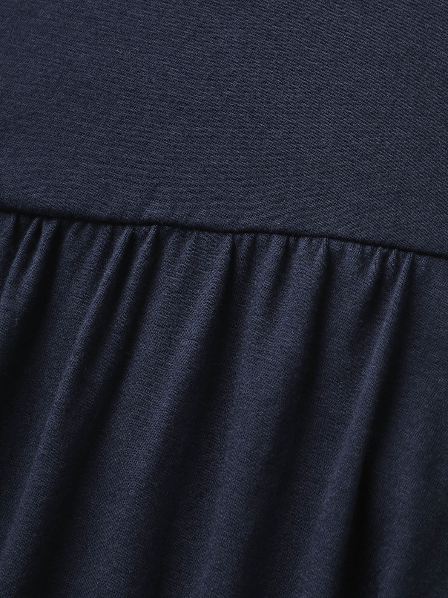 Scoop Neck Stretch Solid Pockets Midi Dress - Image 6